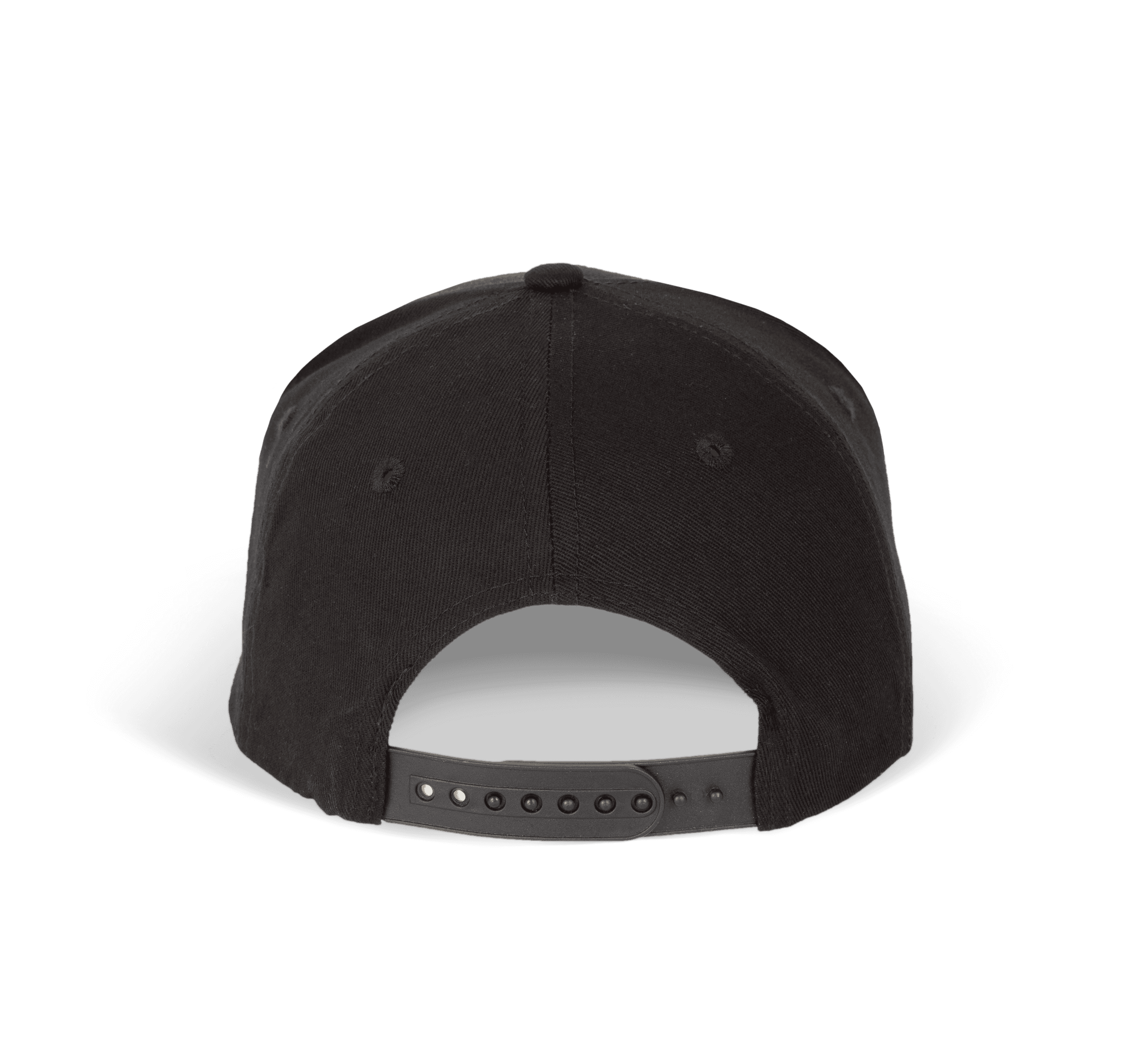 Casquette snapback - 5 panneaux — coloris Black (Noir)