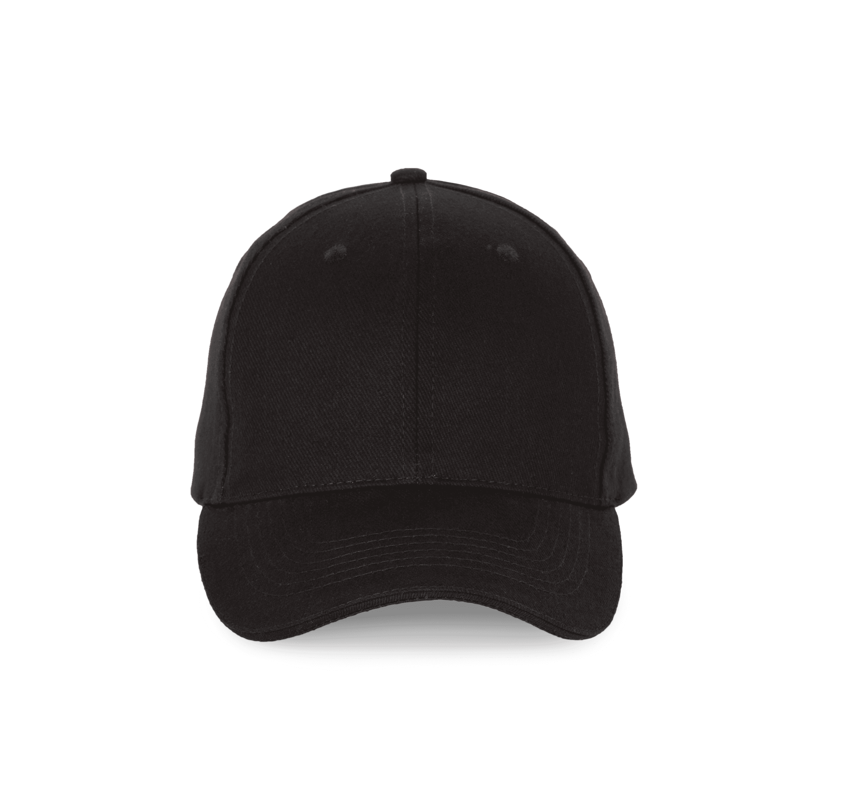 Casquette sandwich contrasté - 6 panneaux — coloris Black (Noir)