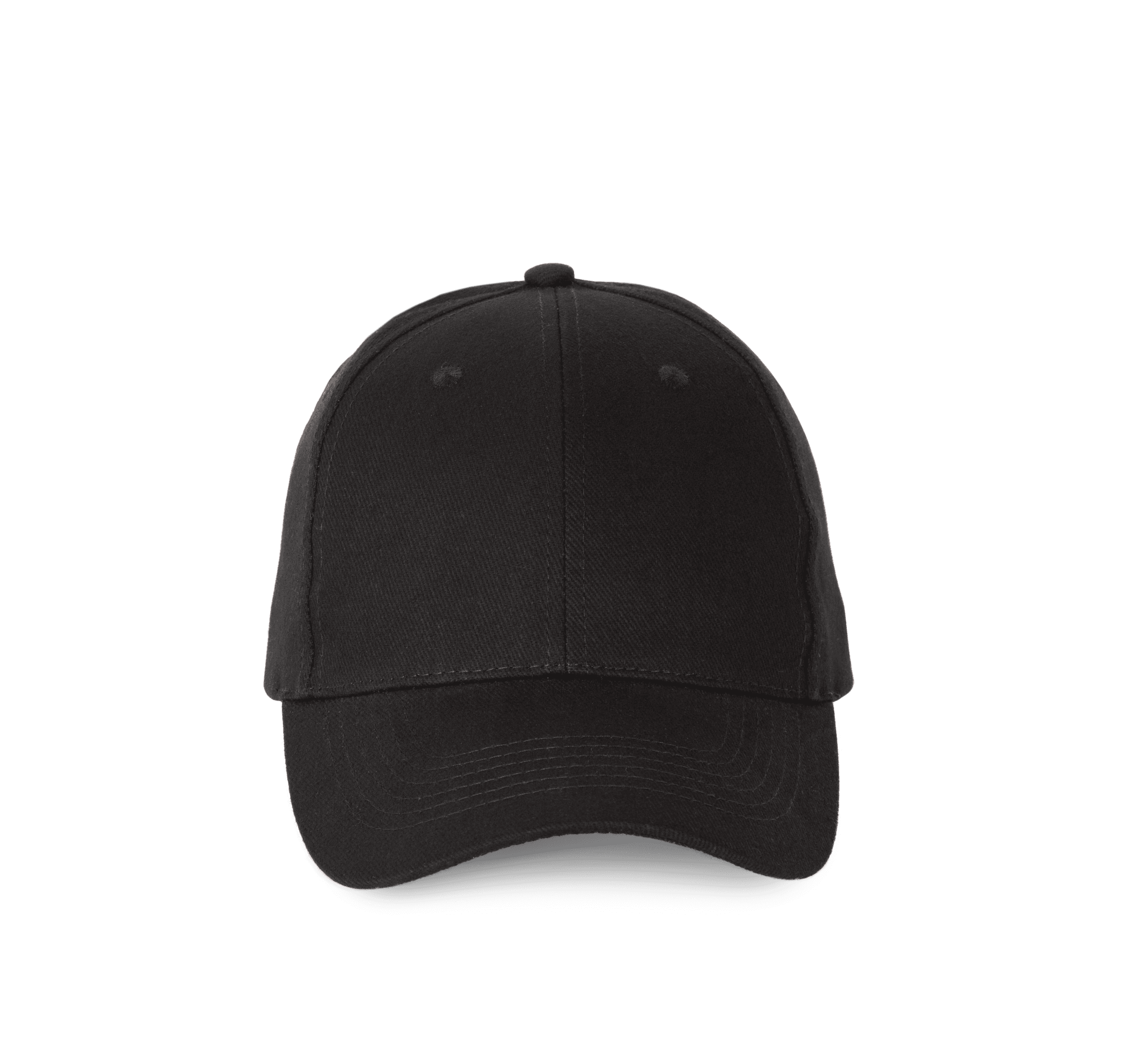 Casquette - 6 panneaux — coloris Black (Noir)