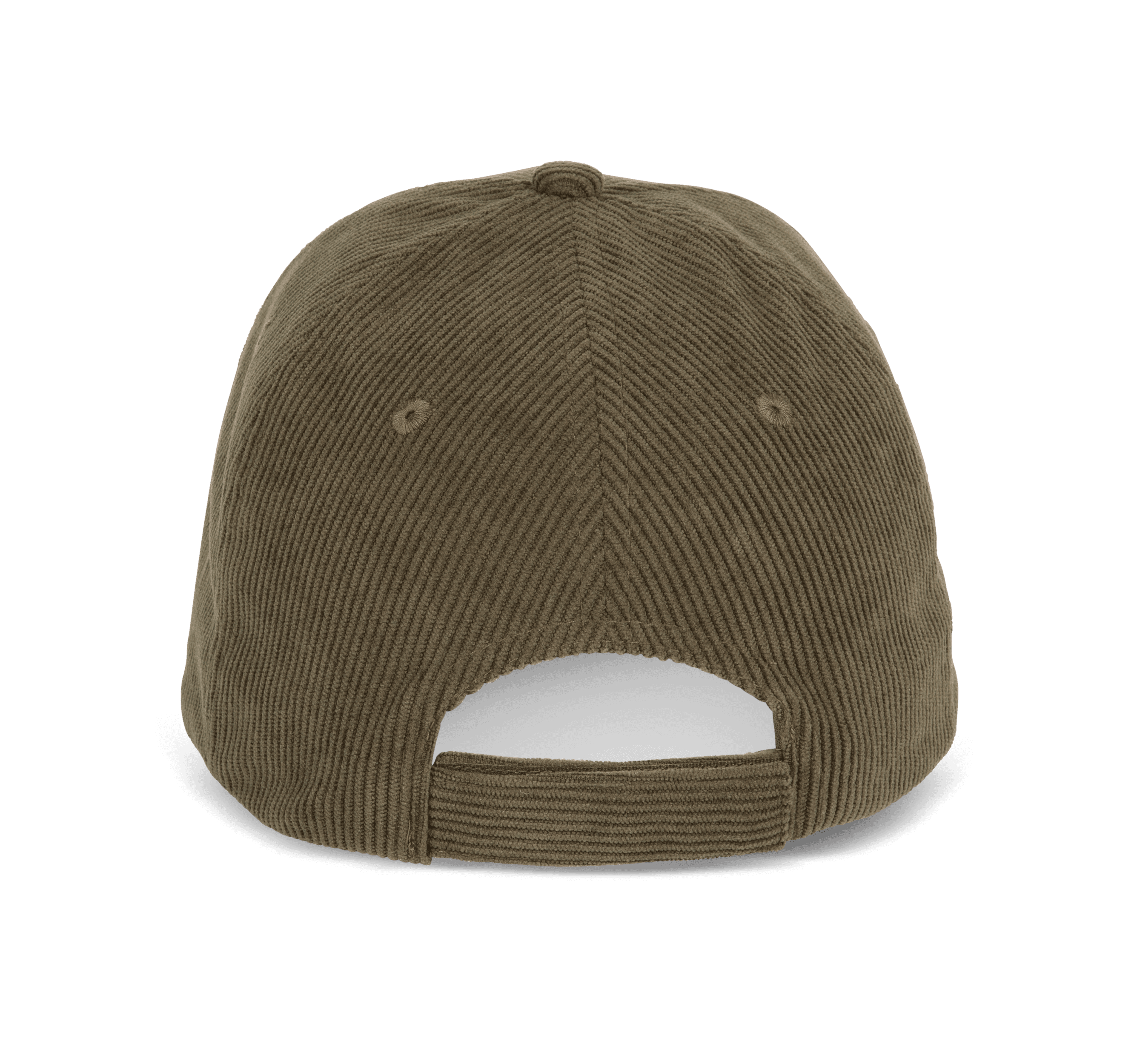 Casquette en velours - 6 panneaux — coloris Dark Olive (Vert)