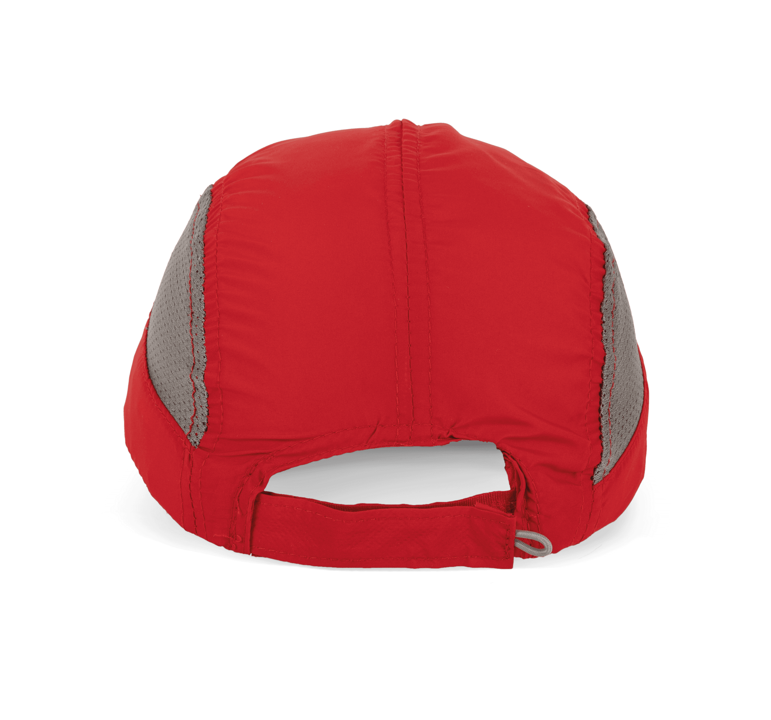 Casquette sport pliable — coloris Red / Grey (Rouge)