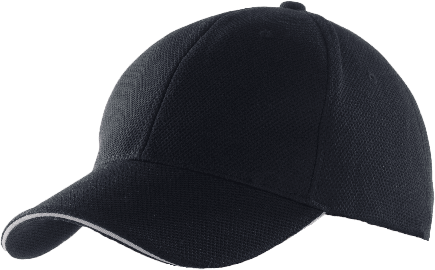 Casquette sport — coloris Black / Grey (Noir)