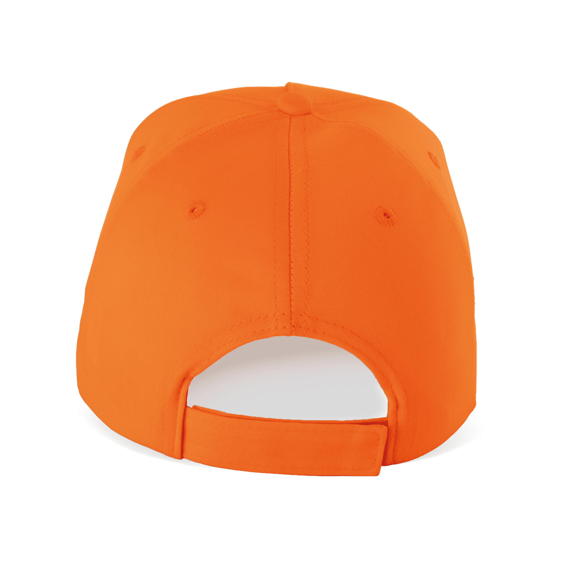 Casquette 5 panneaux en polyester — coloris Fluorescent Orange (Orange)