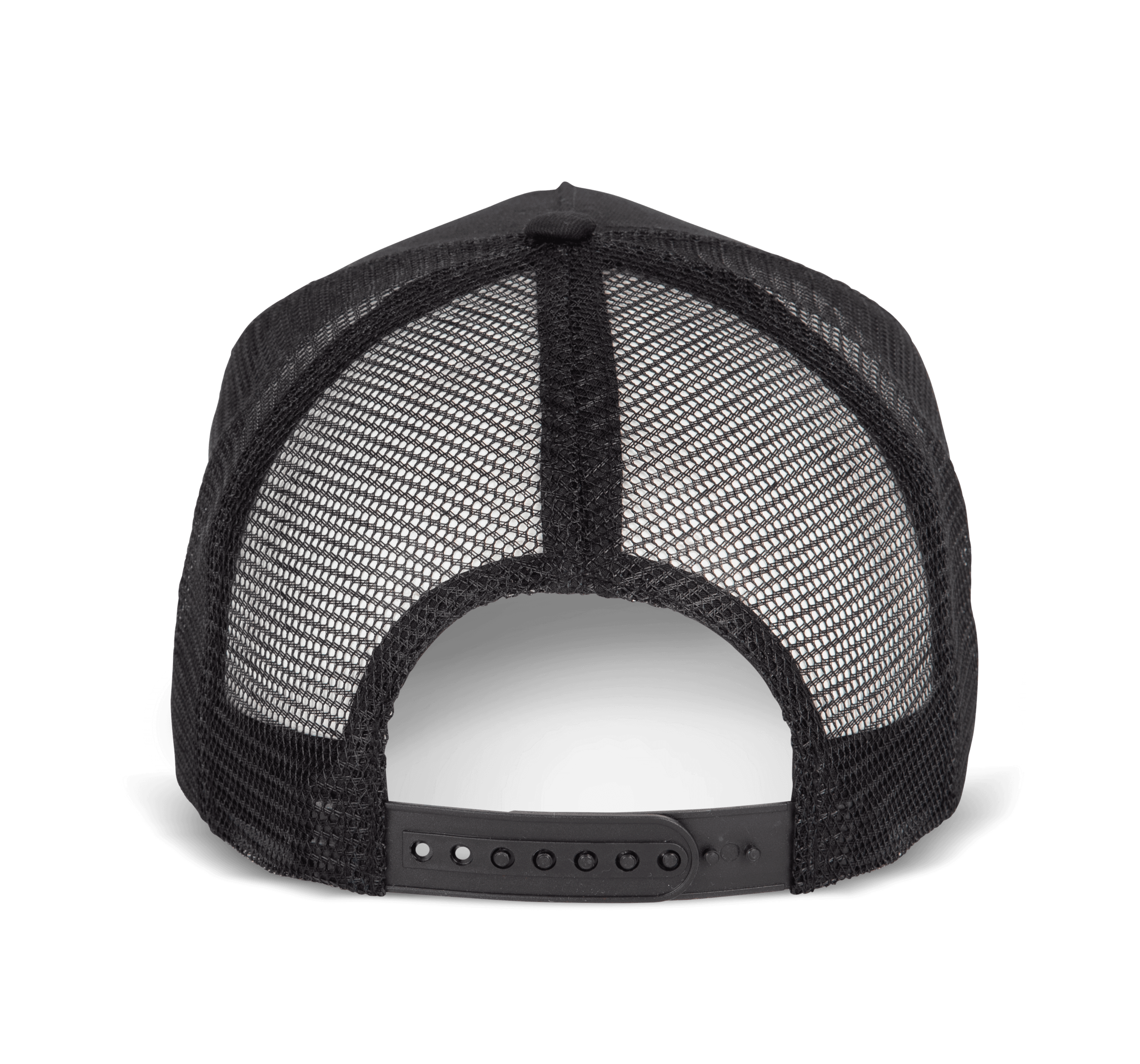 Casquette trucker - 5 panneaux — coloris Black (Noir)