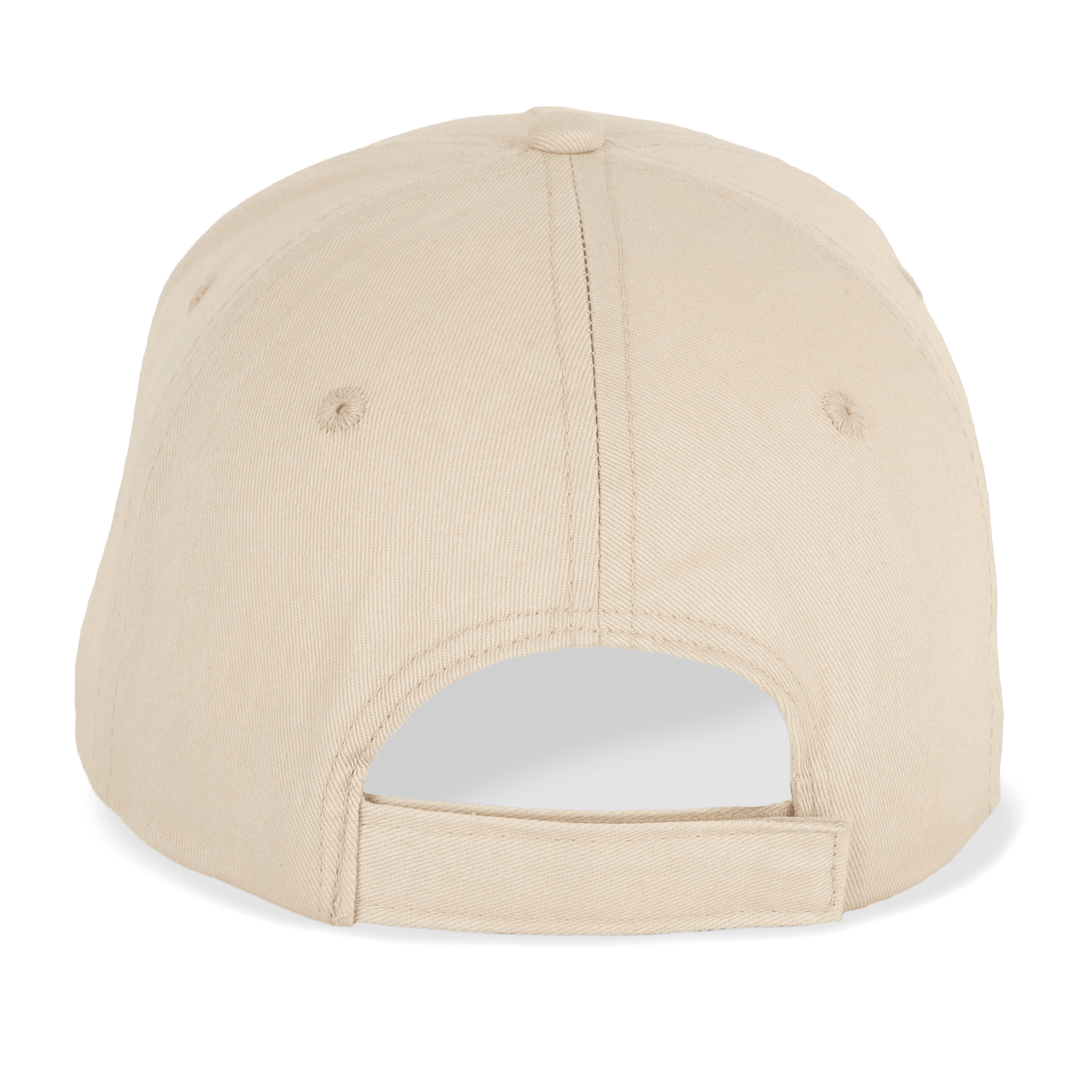 Casquette en coton et polyester recyclés K-loop tracking - 5 panneaux — coloris Beige (Beige)