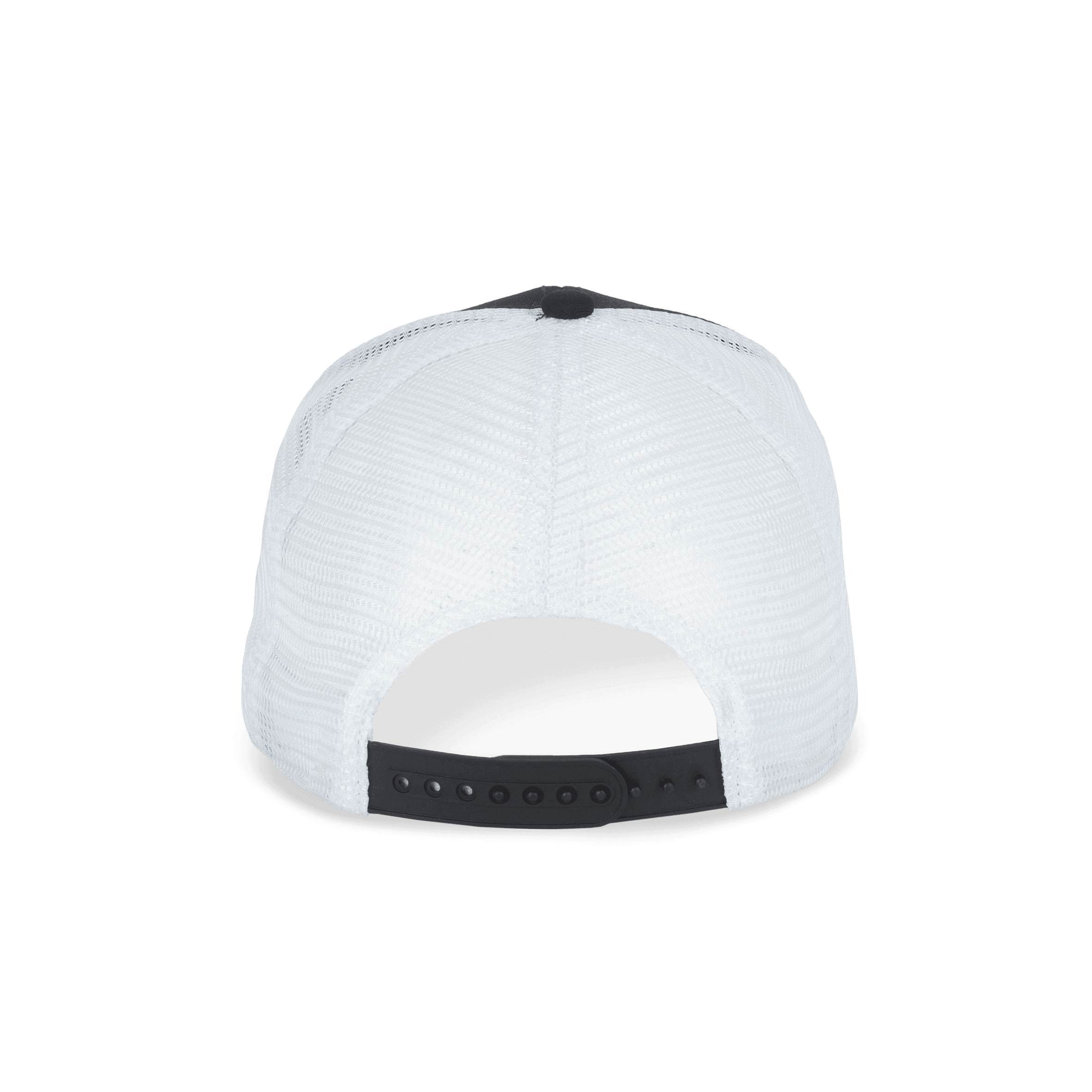 Casquette trucker - 6 panneaux — coloris Black / White (Noir)