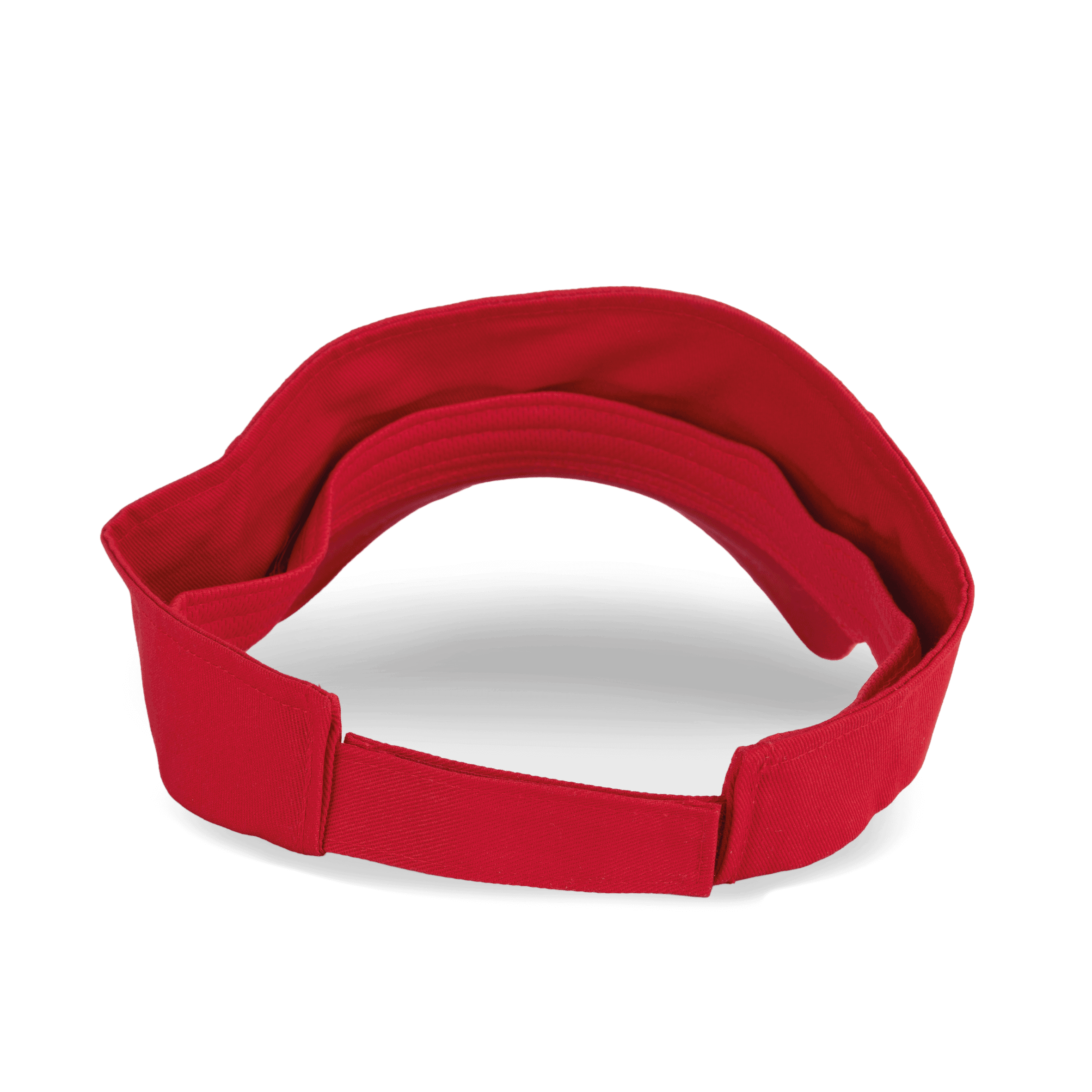Visière sport en coton — coloris Classic Red / White (Rouge)