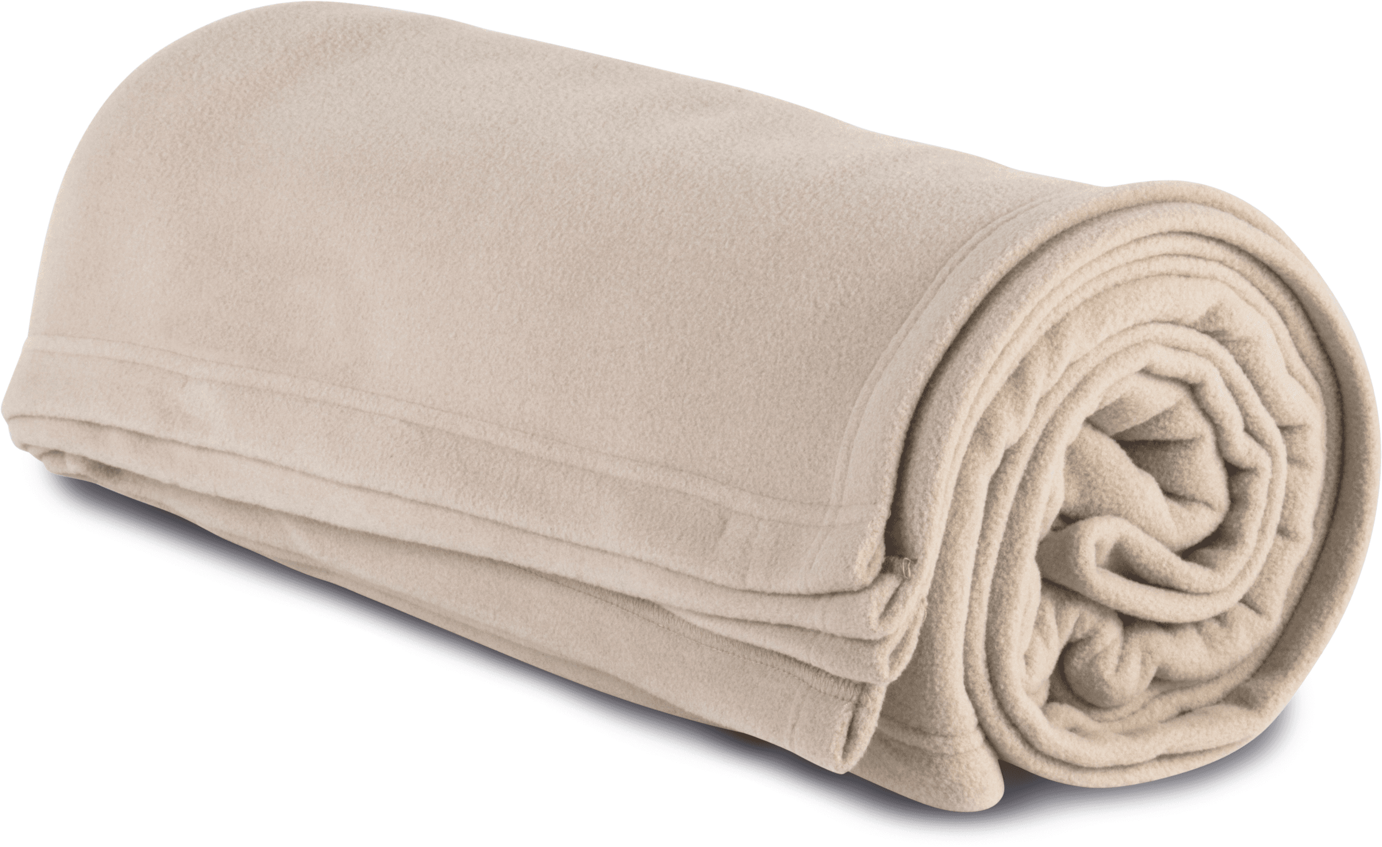 Plaid en polaire — coloris Beige (Beige)