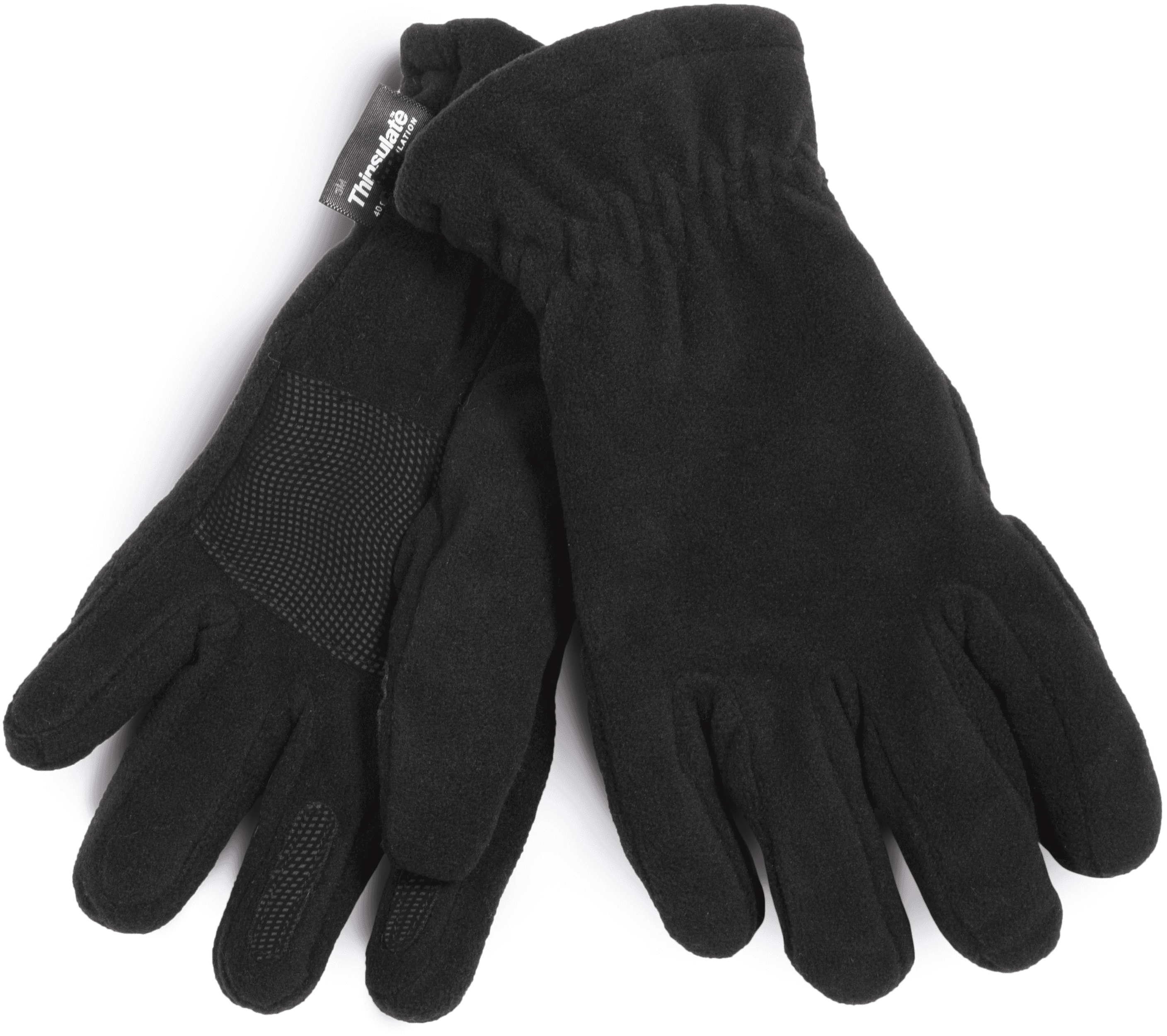 Gants Thinsulate™ en polaire — coloris Black (Noir)