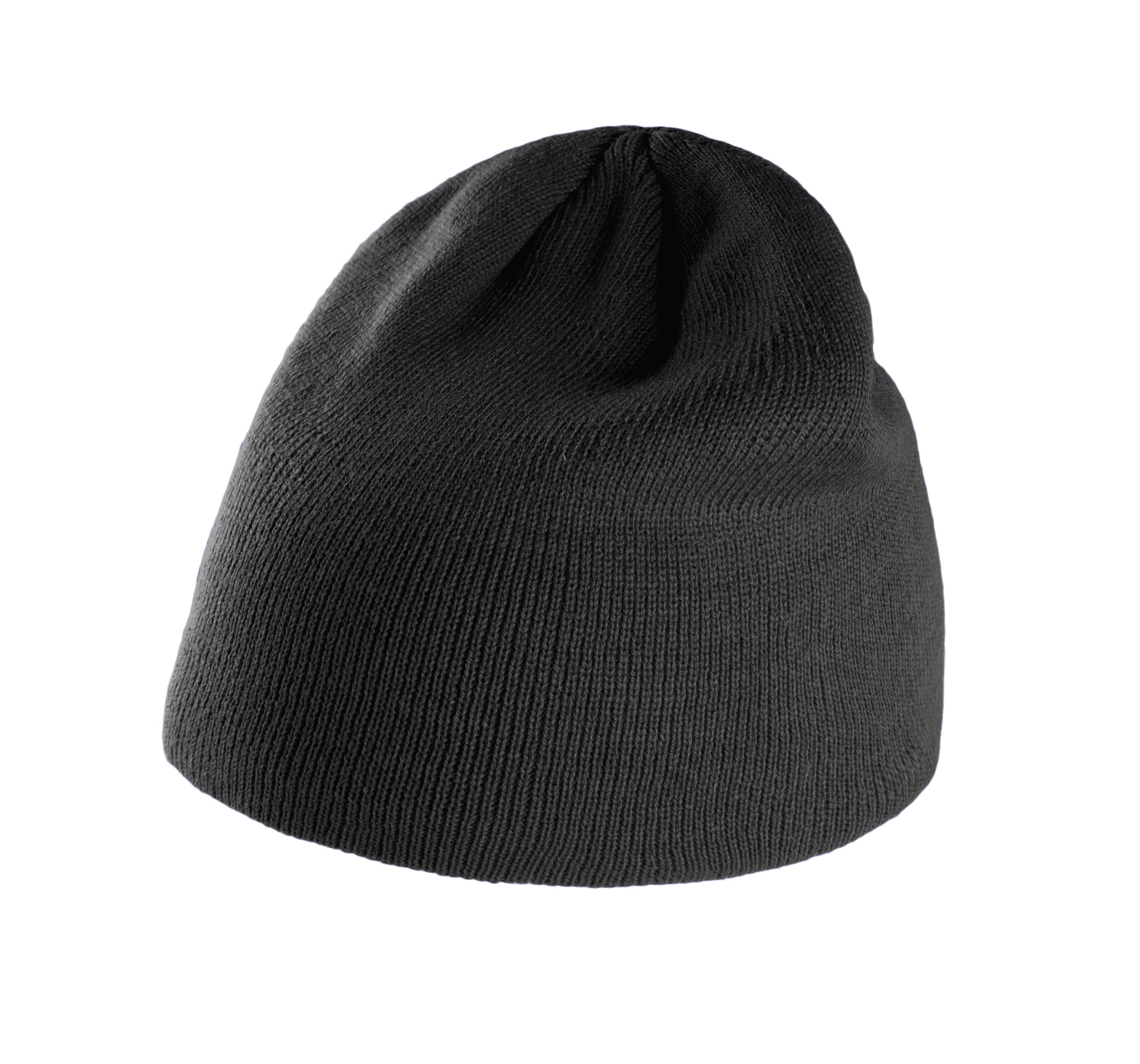Bonnet tricoté — coloris Black (Noir)