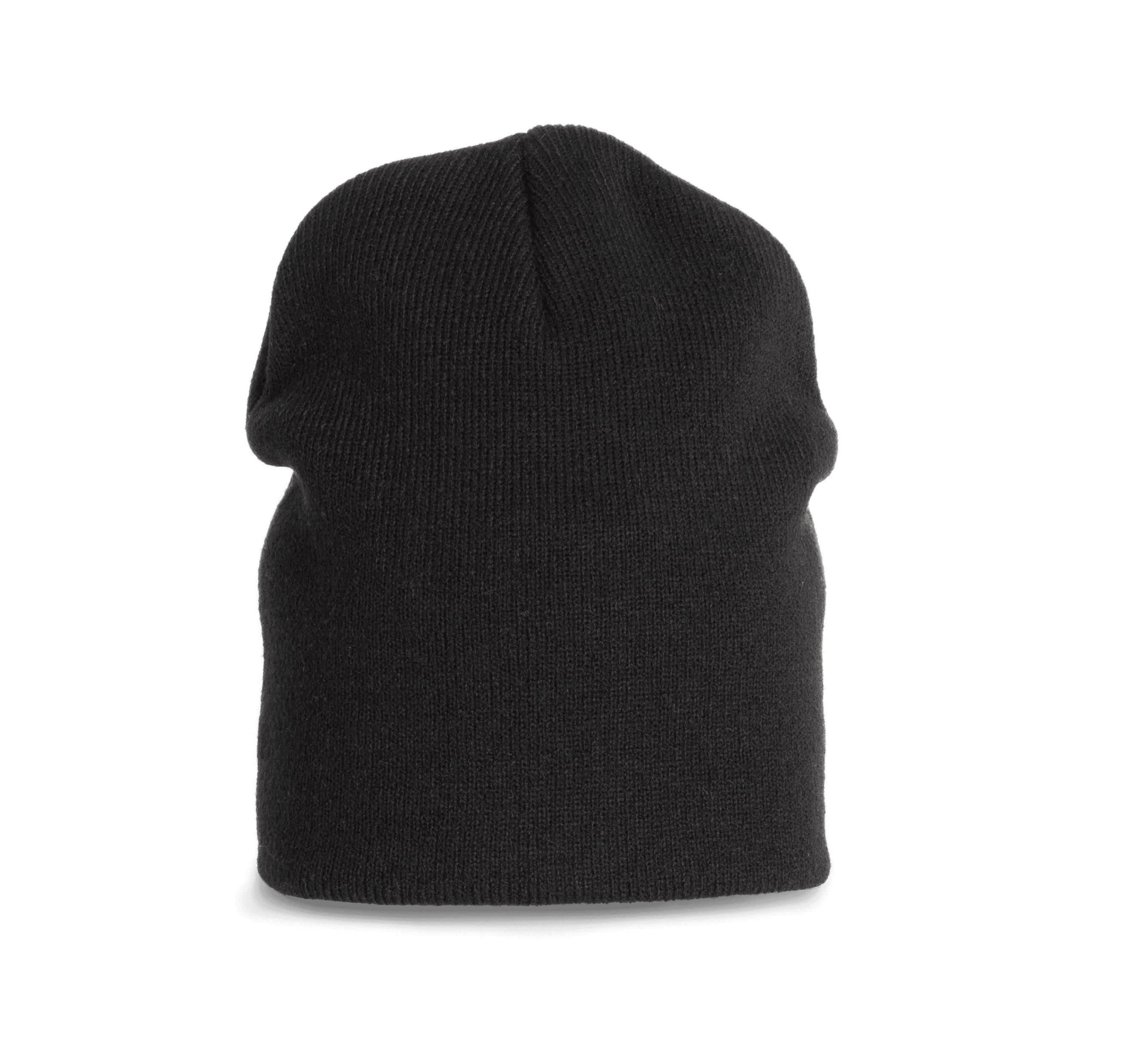 Bonnet en tricot — coloris Black (Noir)