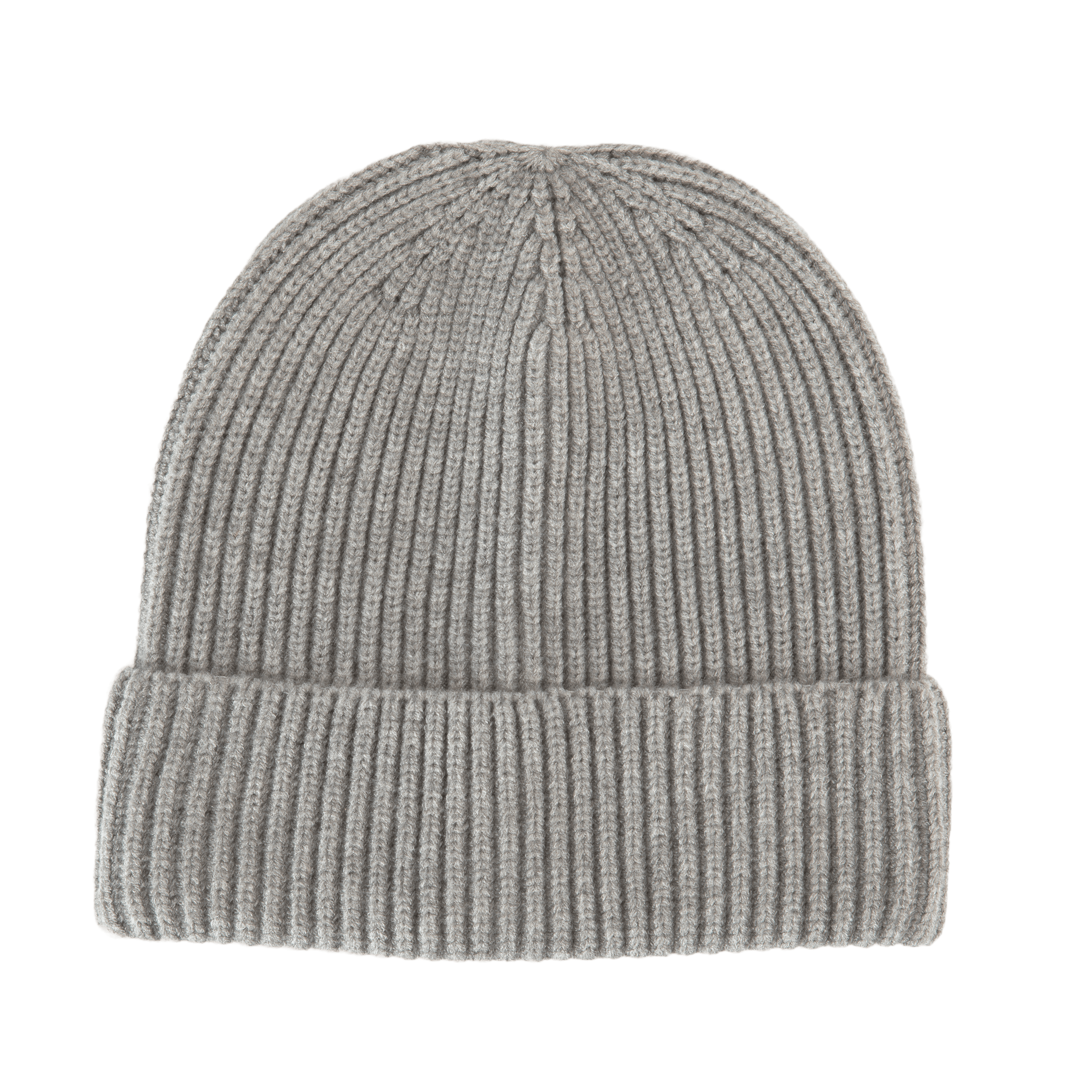 Bonnet en maille avec revers - K-up Gold Label — coloris Ashen Grey Heather (Gris)