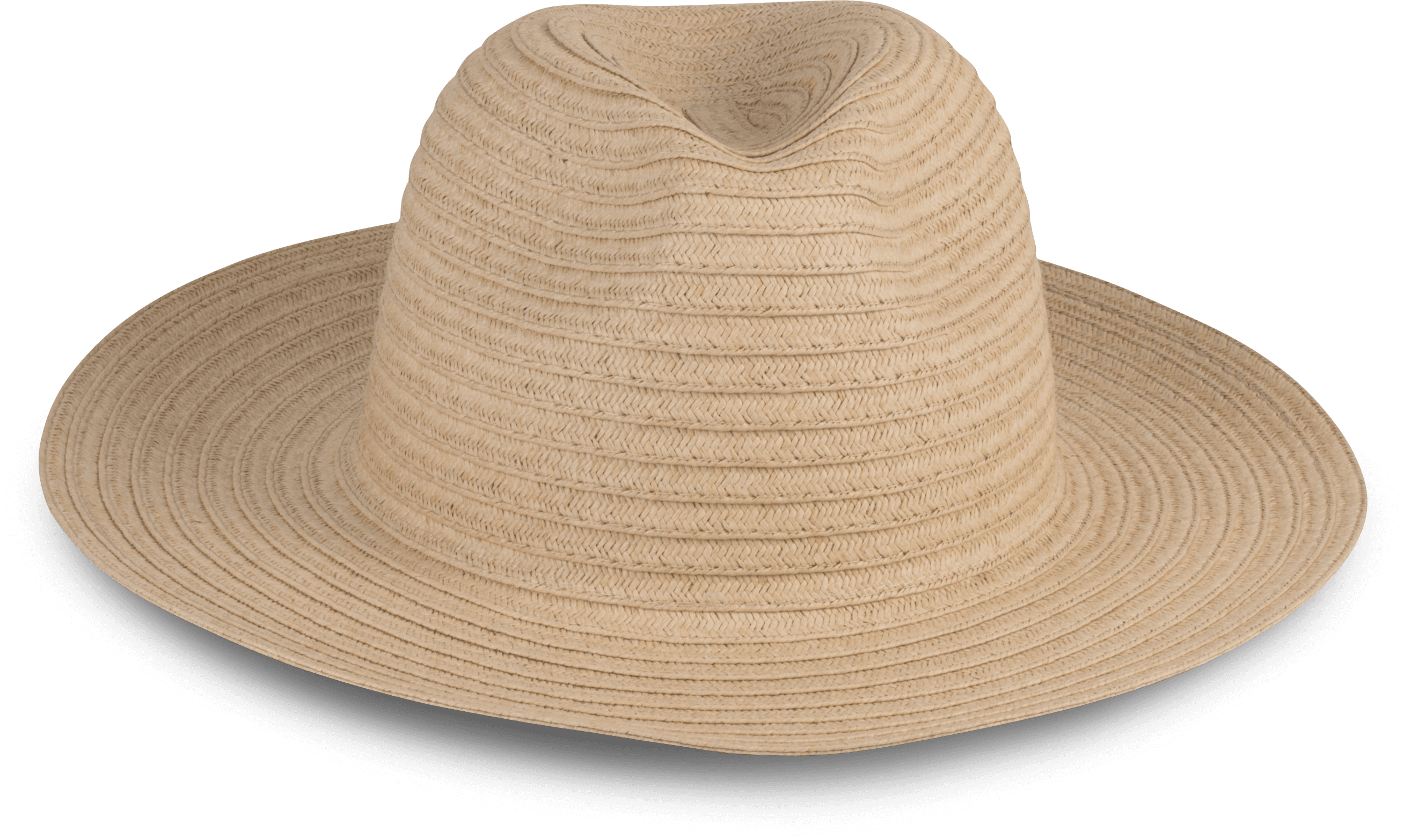 Chapeau de paille classique — coloris Natural (Beige)