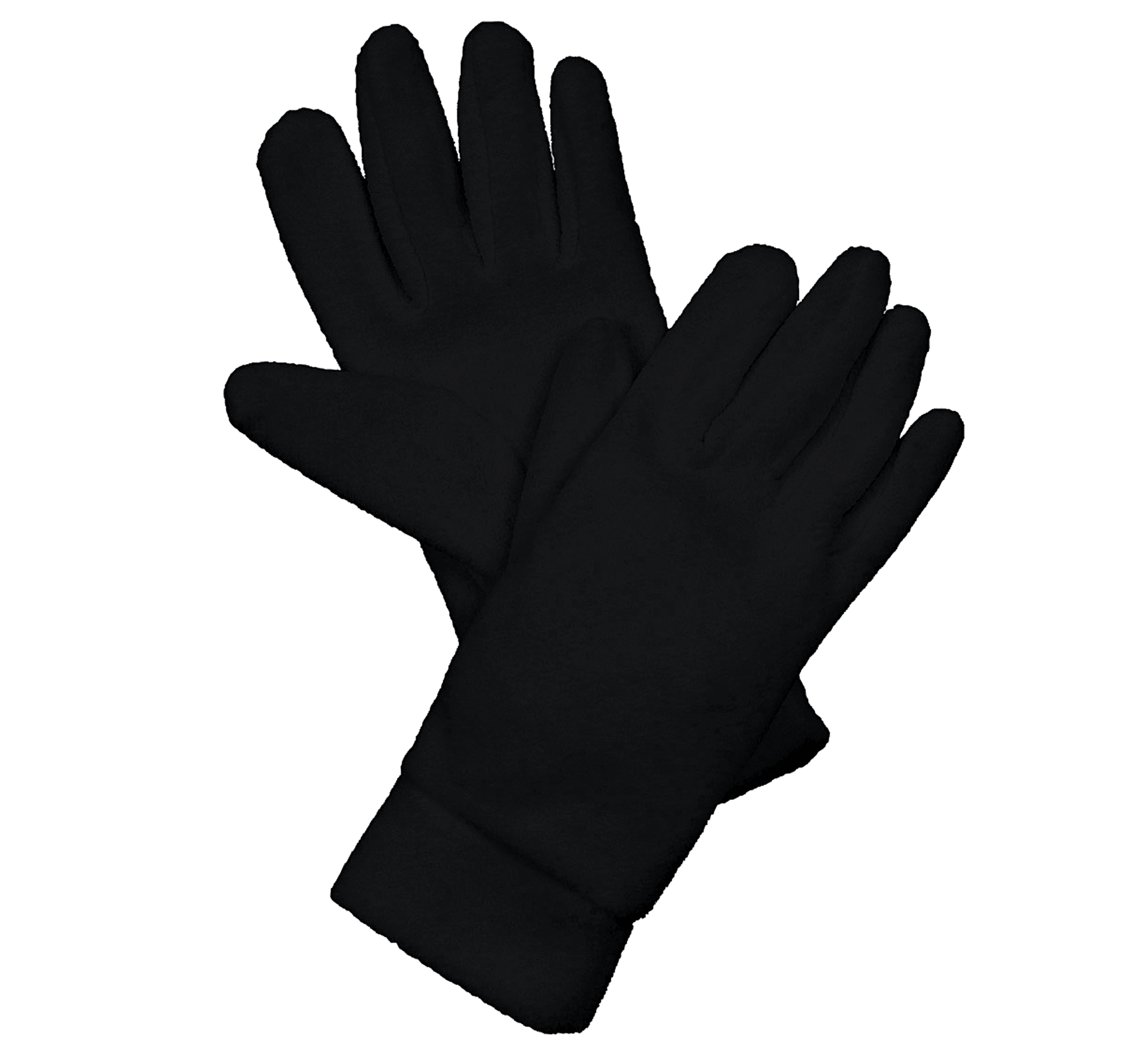 Gants en polaire — coloris Black (Noir)