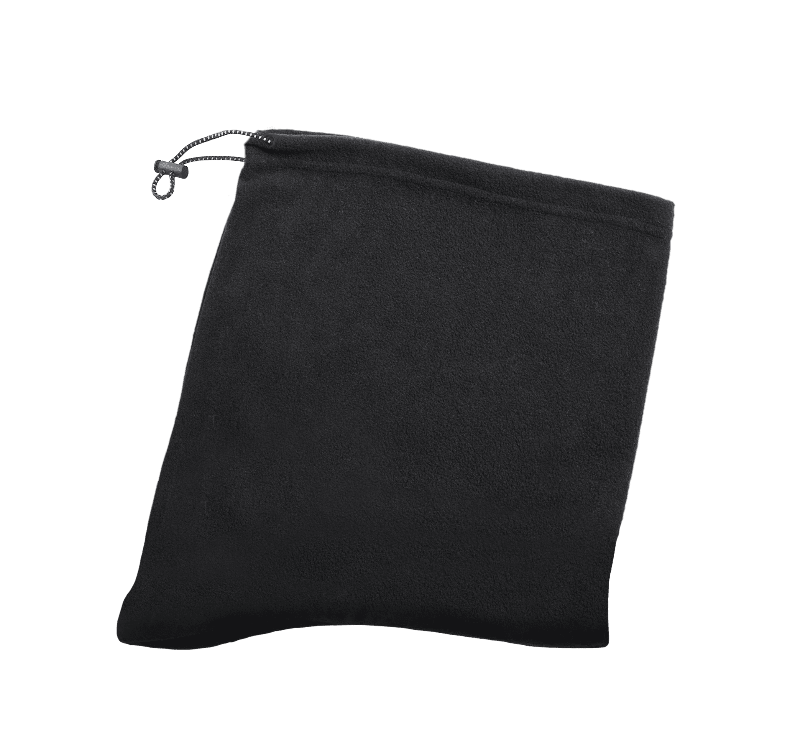 Tour de cou recyclé micropolaire — coloris Black (Noir)