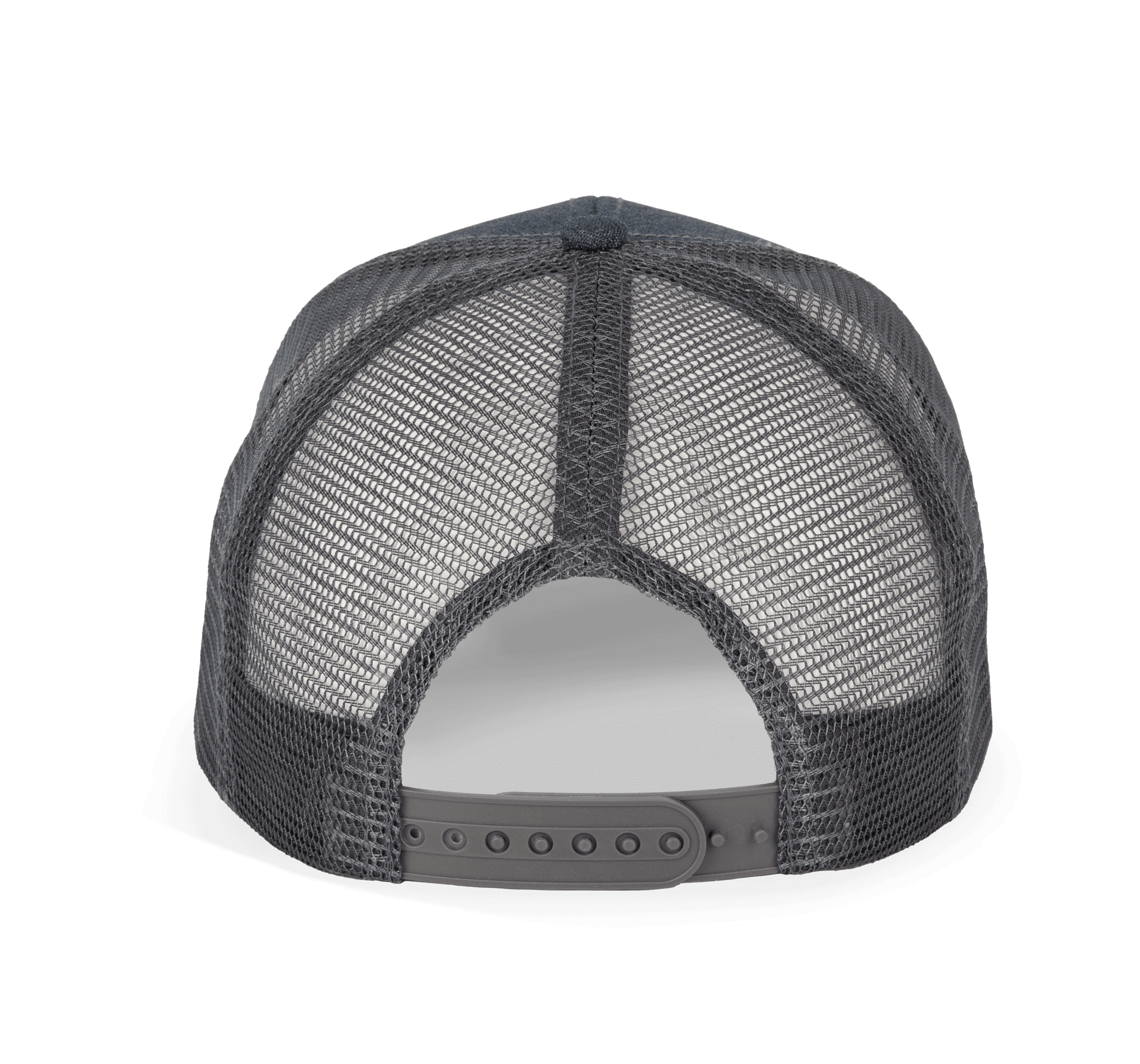 Casquette Trucker - 6 panneaux — coloris Abyss Blue Heather (Bleu)