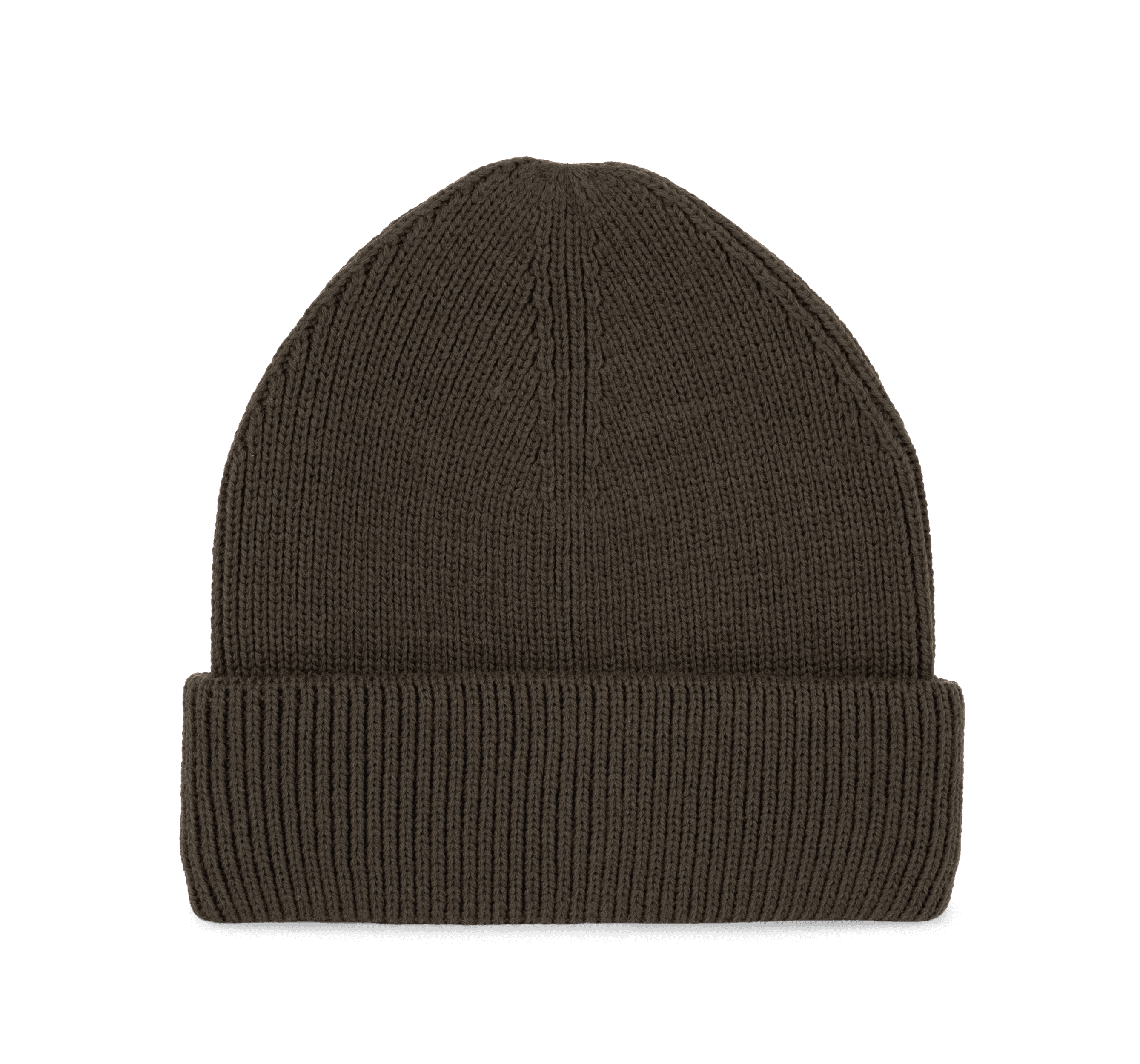 Bonnet côtelé à double revers — coloris Algae Green (Vert)