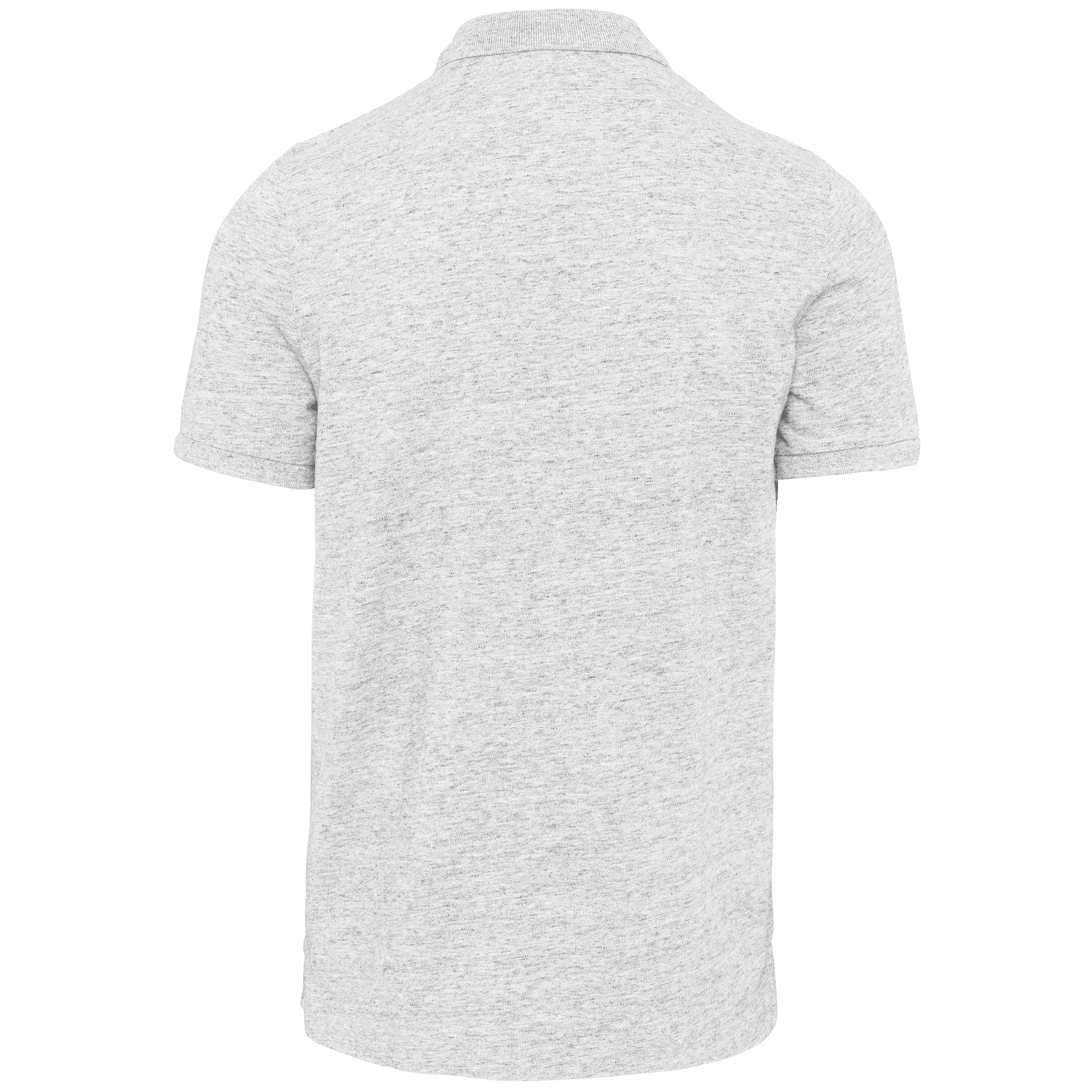 Polo vintage manches courtes homme — coloris Ash Heather (Gris)