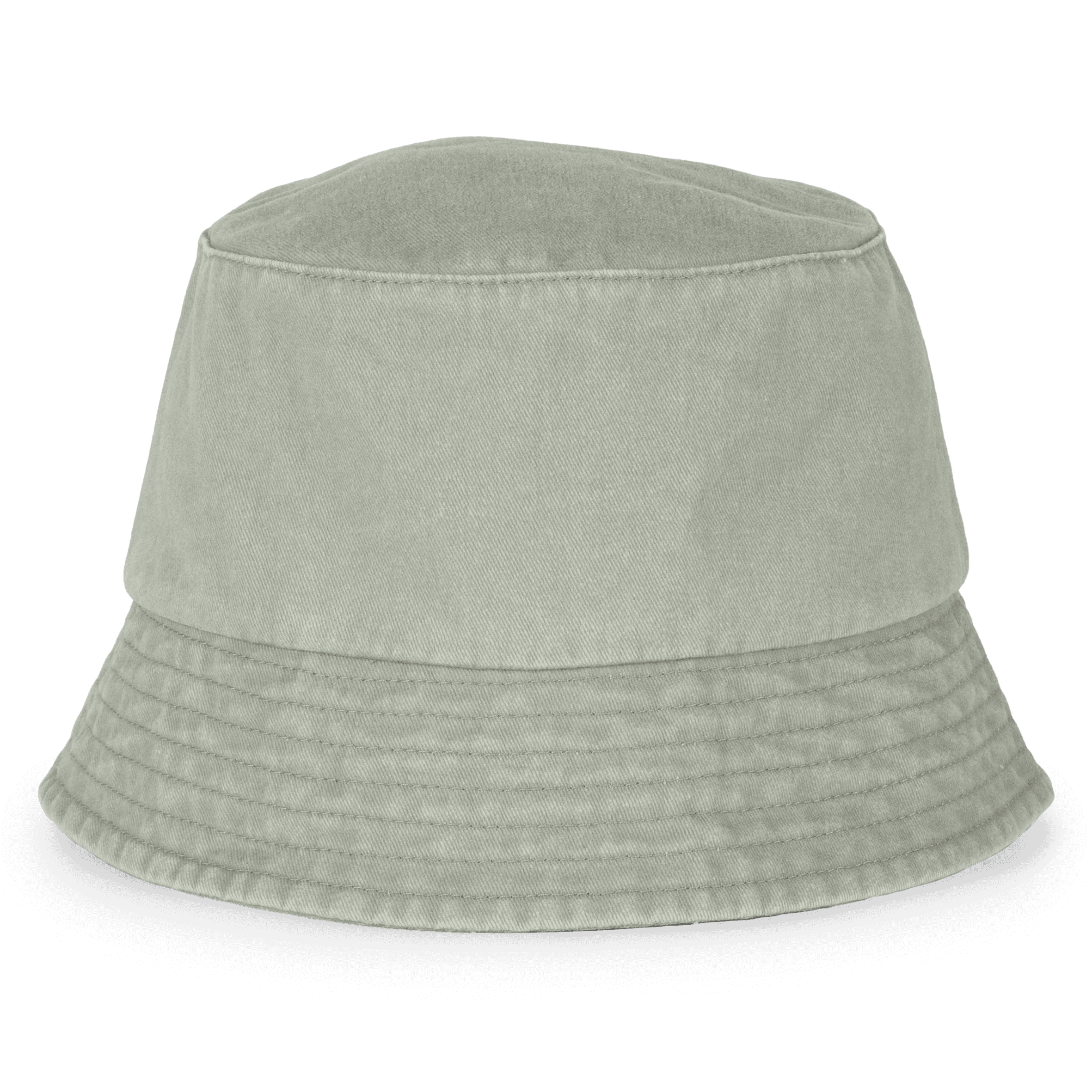 Bob délavé écoresponsable unisexe — coloris Washed Almond Green (Vert)