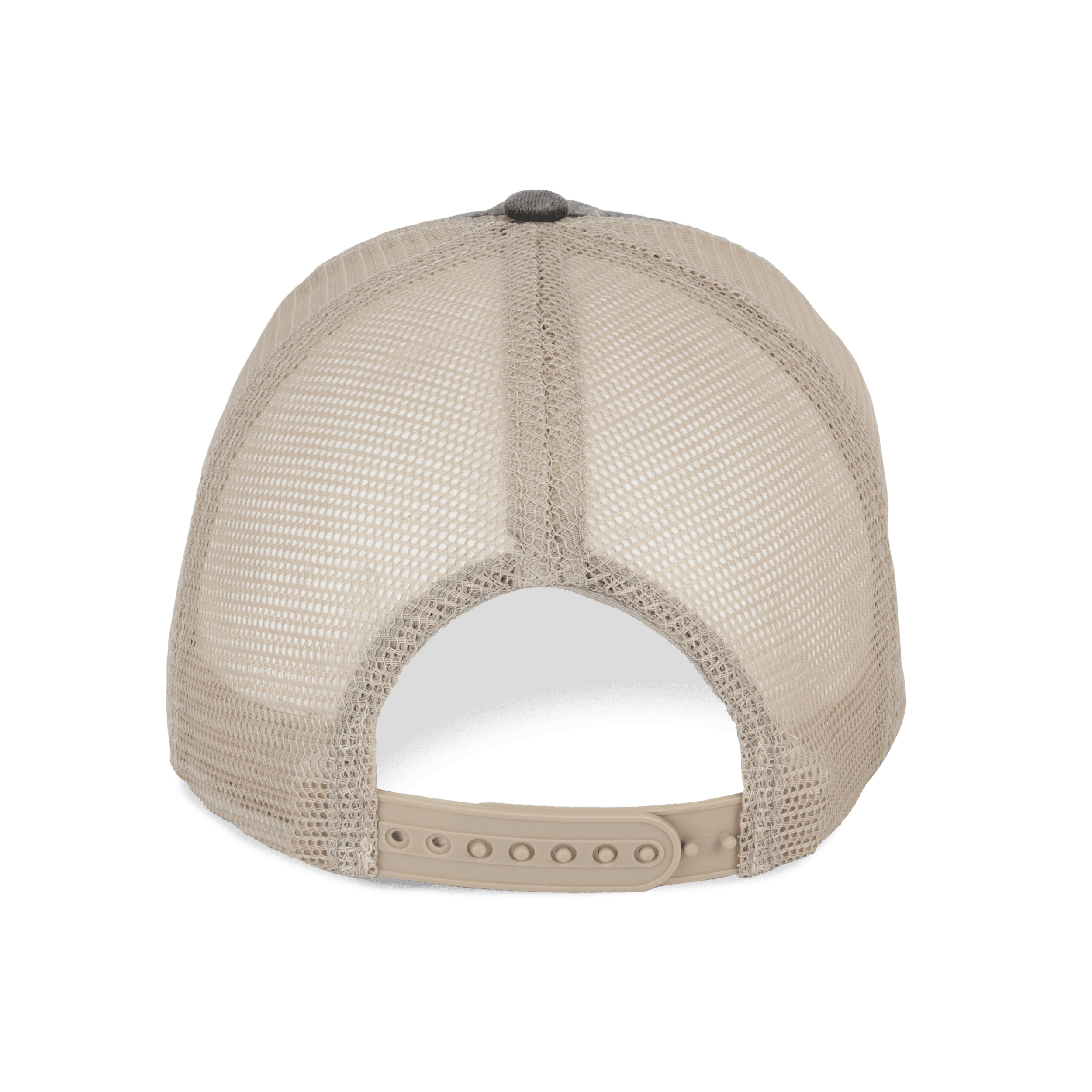 Casquette trucker écoresponsable  effet déchiré unisexe — coloris Washed black / Beige (Noir)
