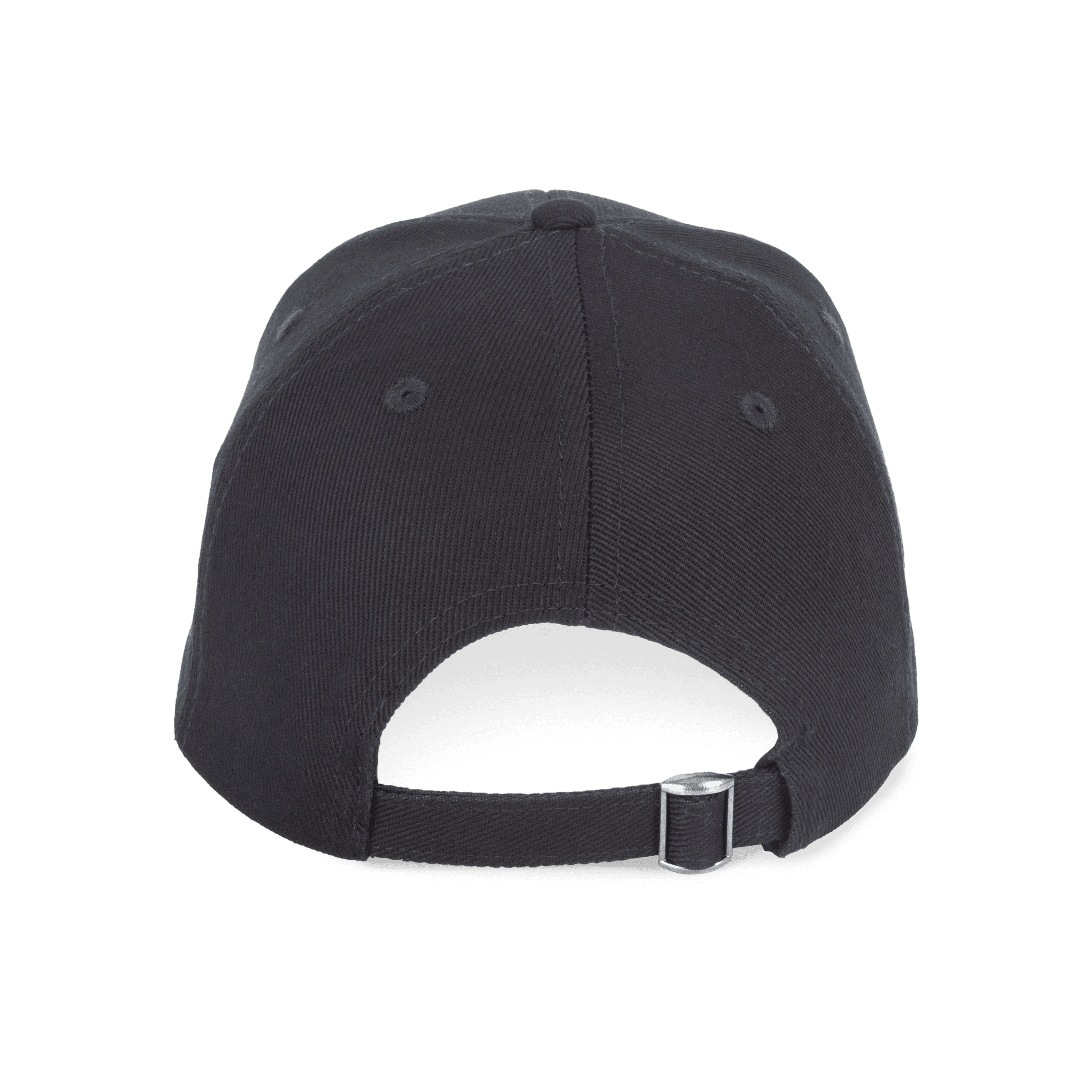 Casquette écoresponsable 6 panneaux unisexe — coloris Black (Noir)