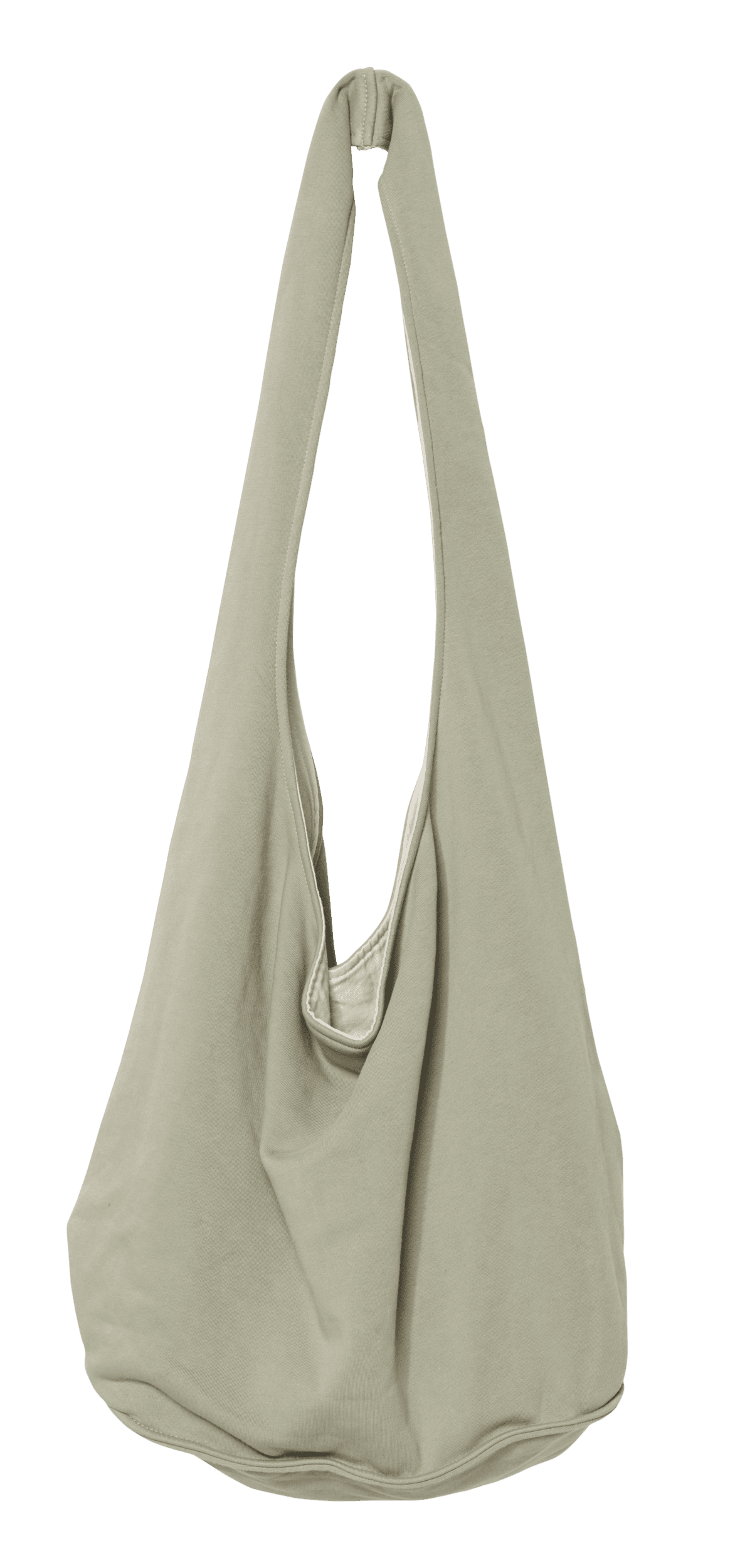 Sac bandoulière en molleton — coloris Almond Green (Vert)