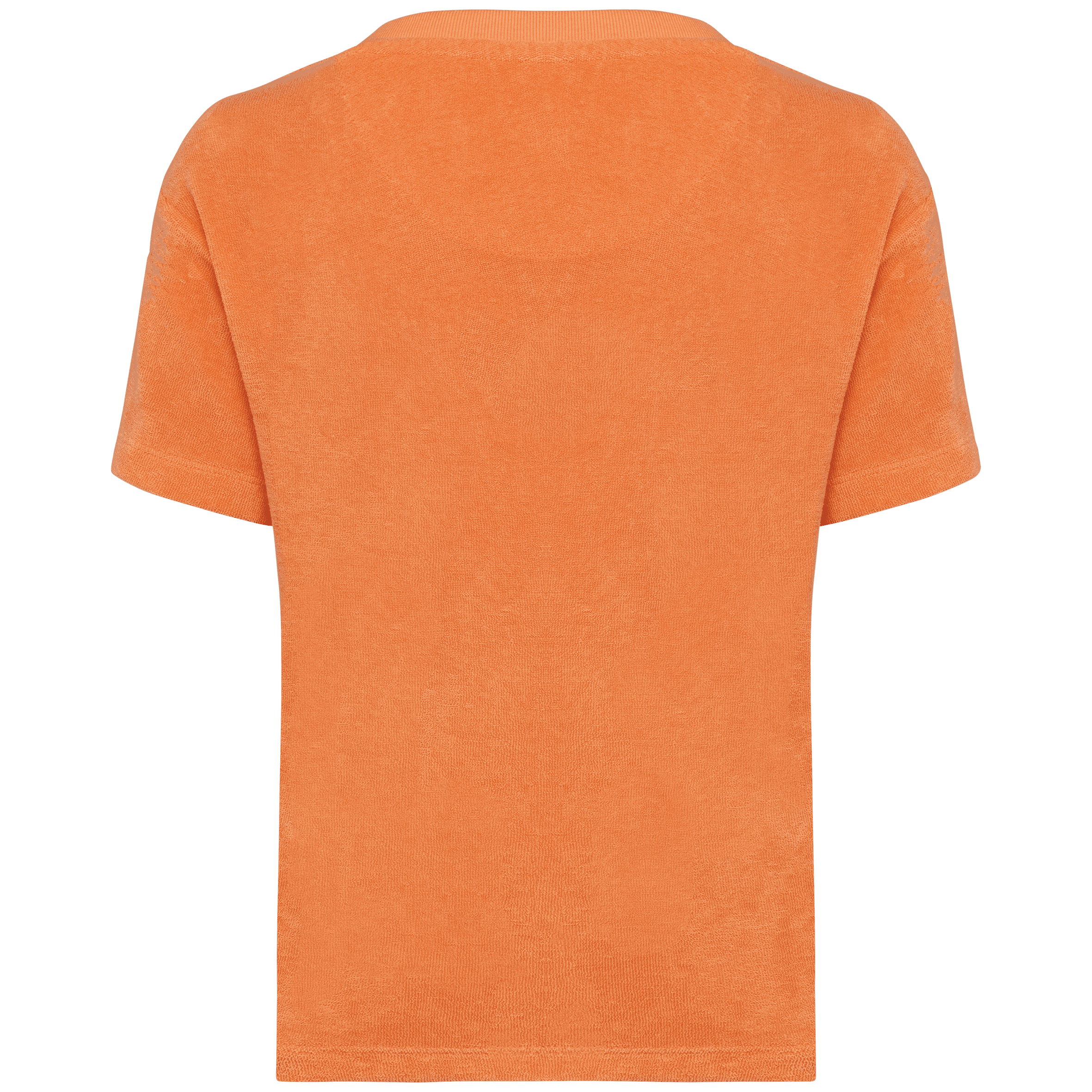 T-shirt écoresponsable en éponge fille — coloris Apricot (Orange)