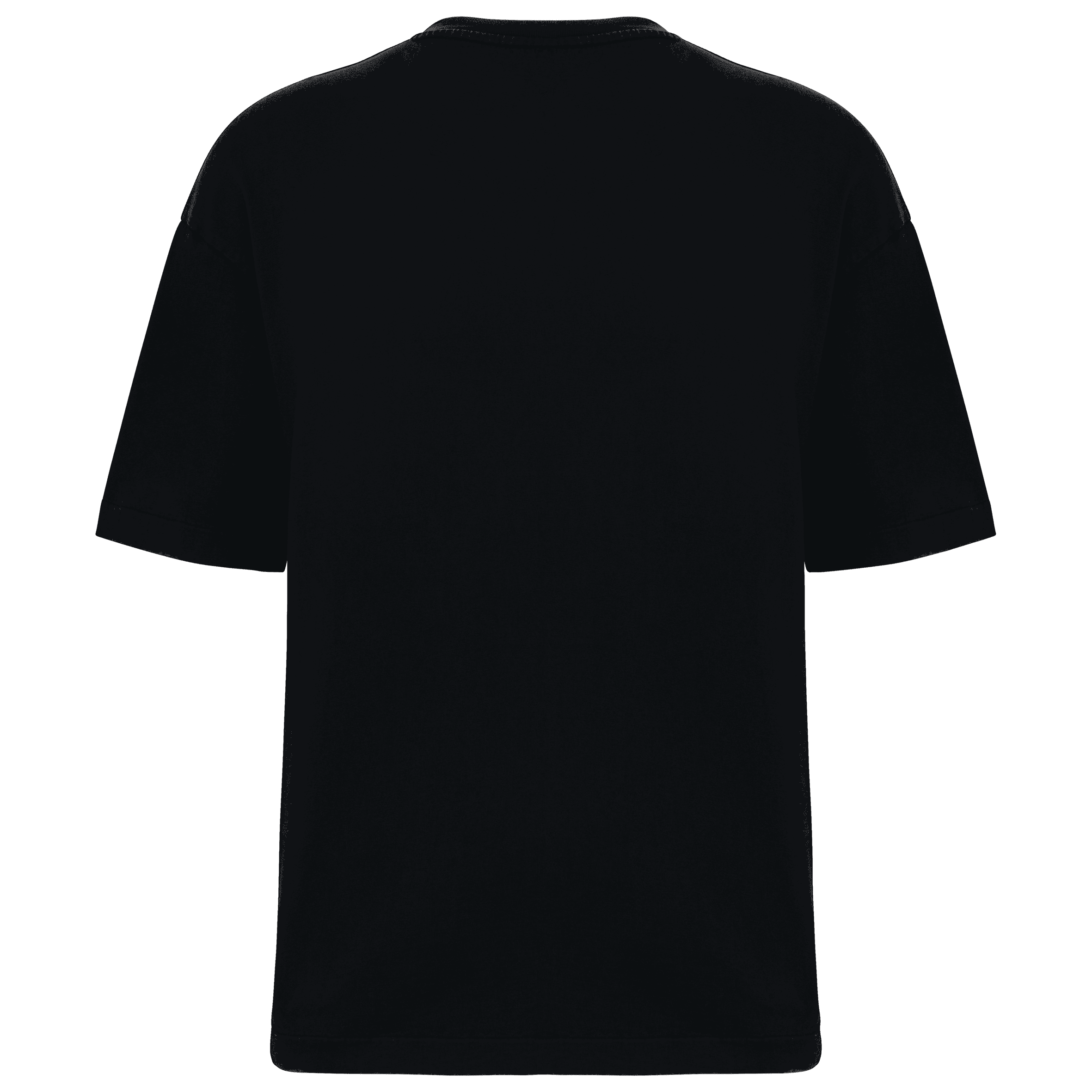 T-shirt écoresponsable oversize délavé homme — coloris Washed black (Noir)