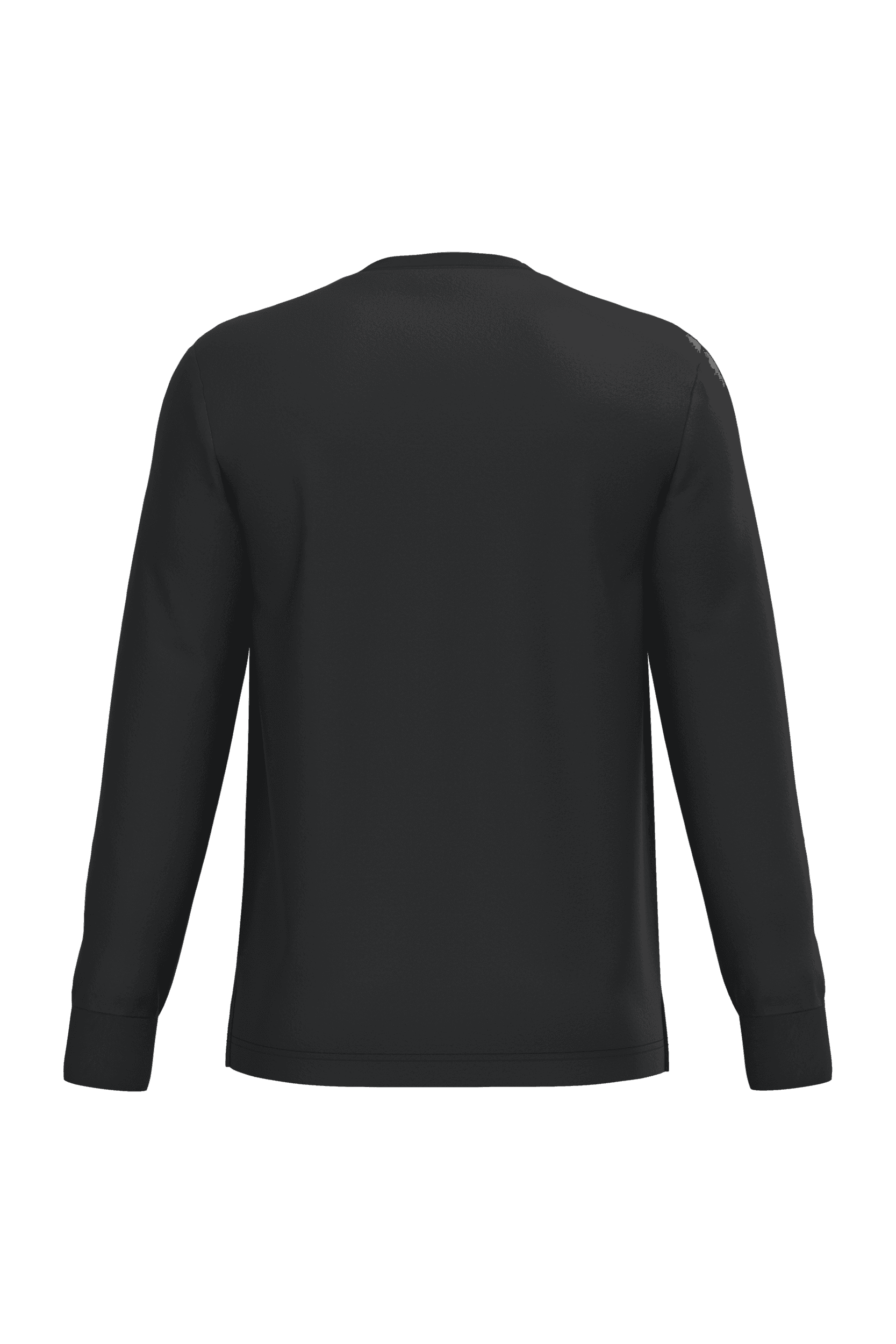 T-shirt écoresponsable manches longues unisexe — coloris Black (Noir)