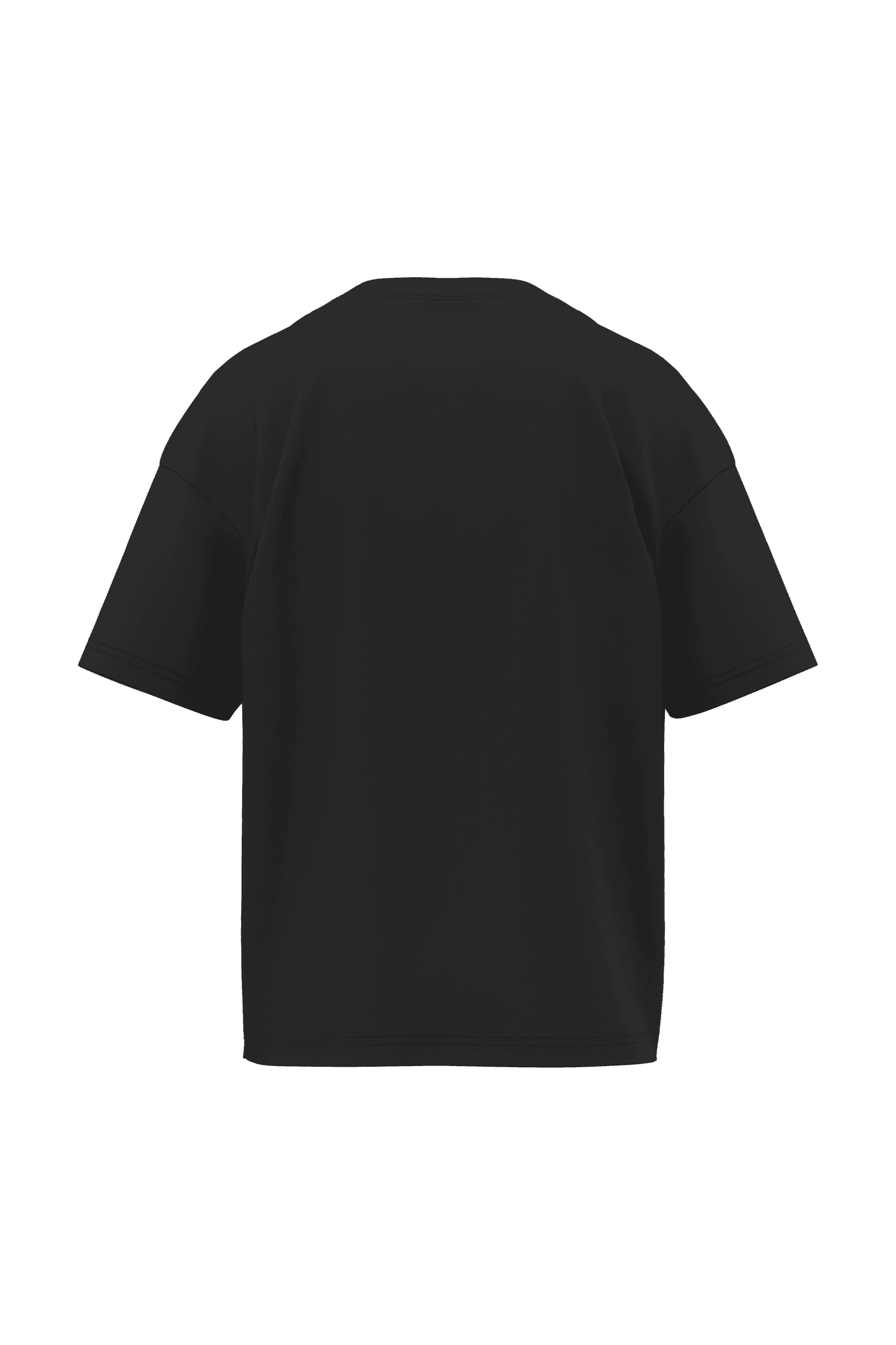 T-shirt écoresponsable oversize enfant — coloris Black (Noir)