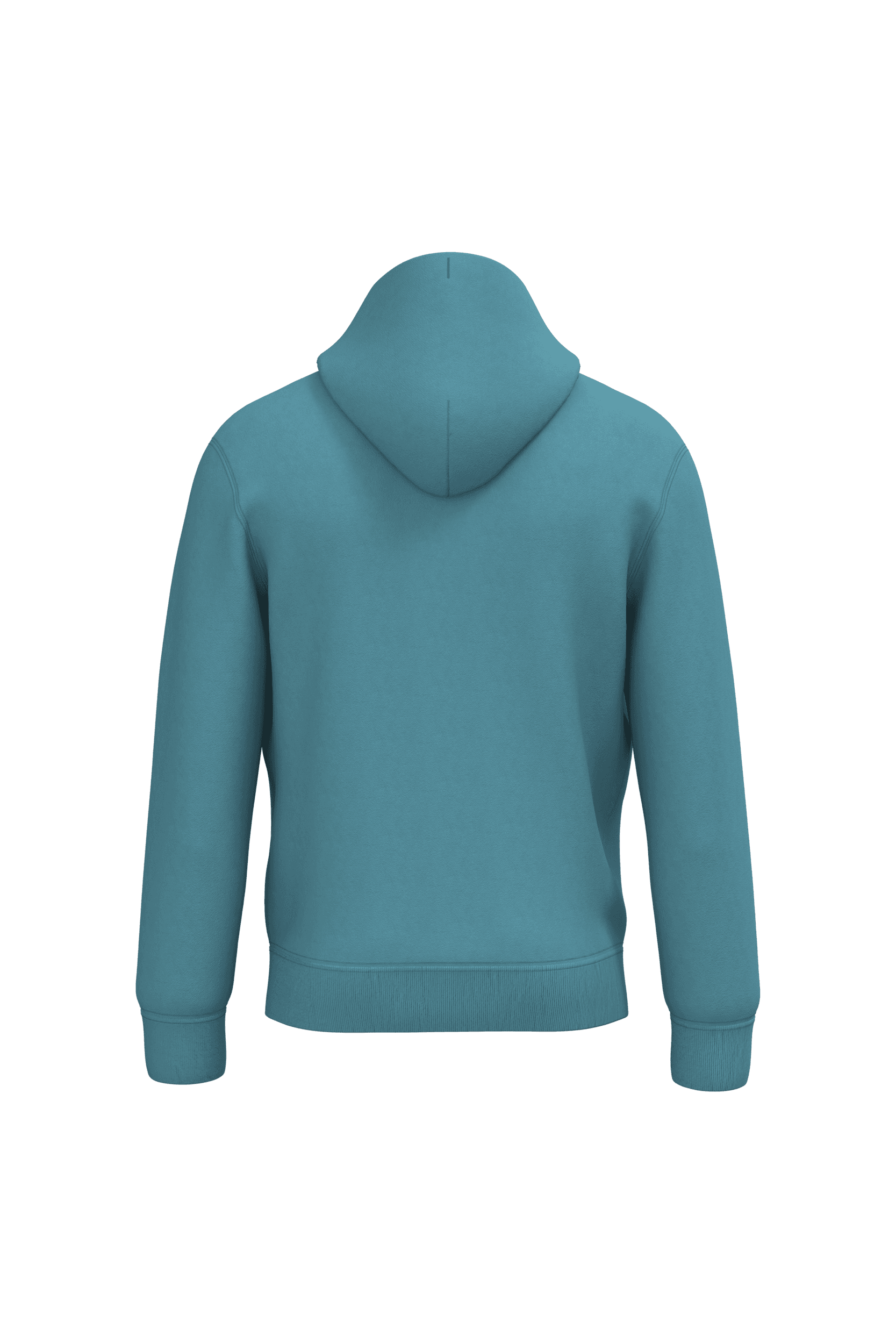 Sweat-shirt écoresponsable à capuche unisexe — coloris Adriatic Blue (Bleu)