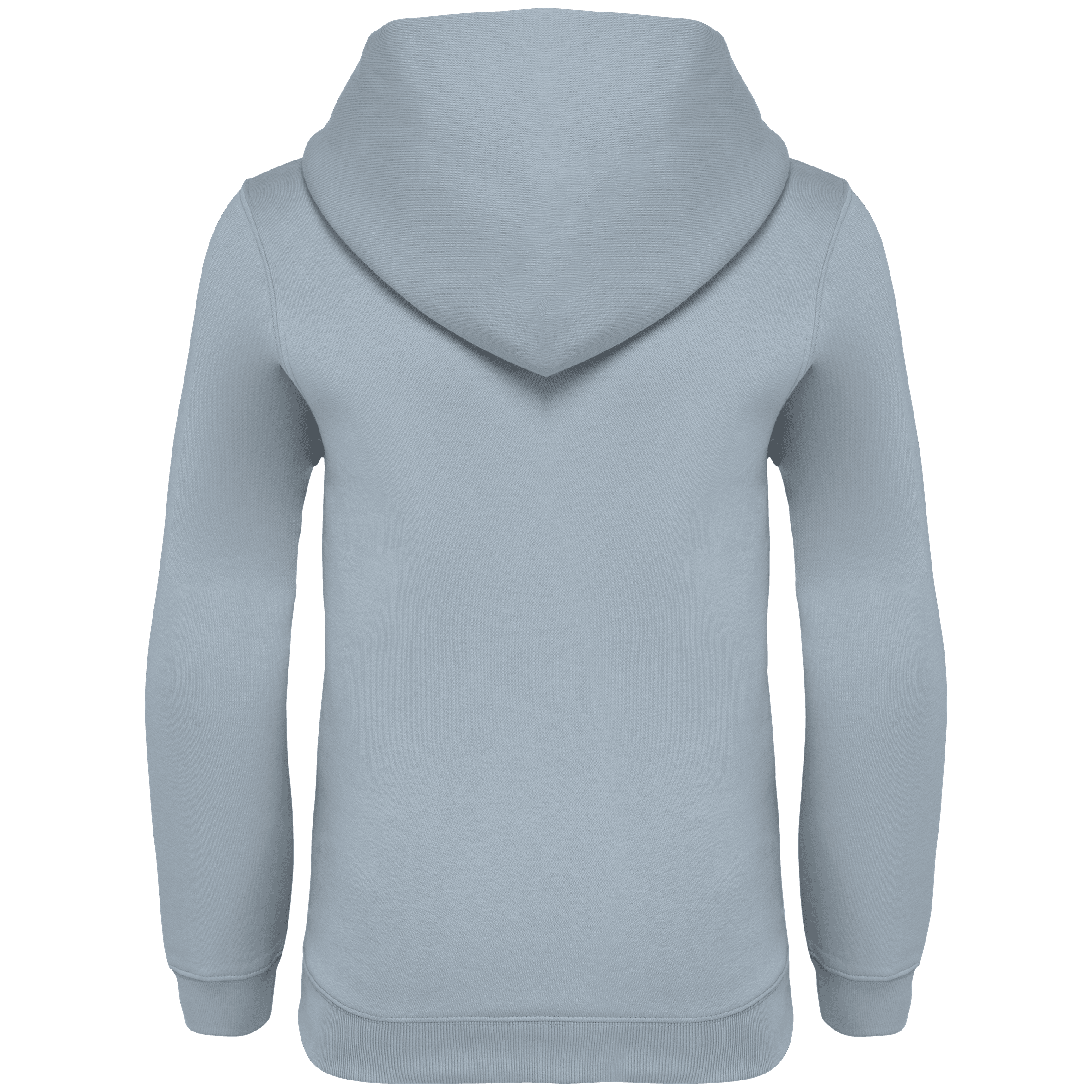 Sweat-shirt écoresponsable à capuche enfant — coloris Aquamarine (Bleu)
