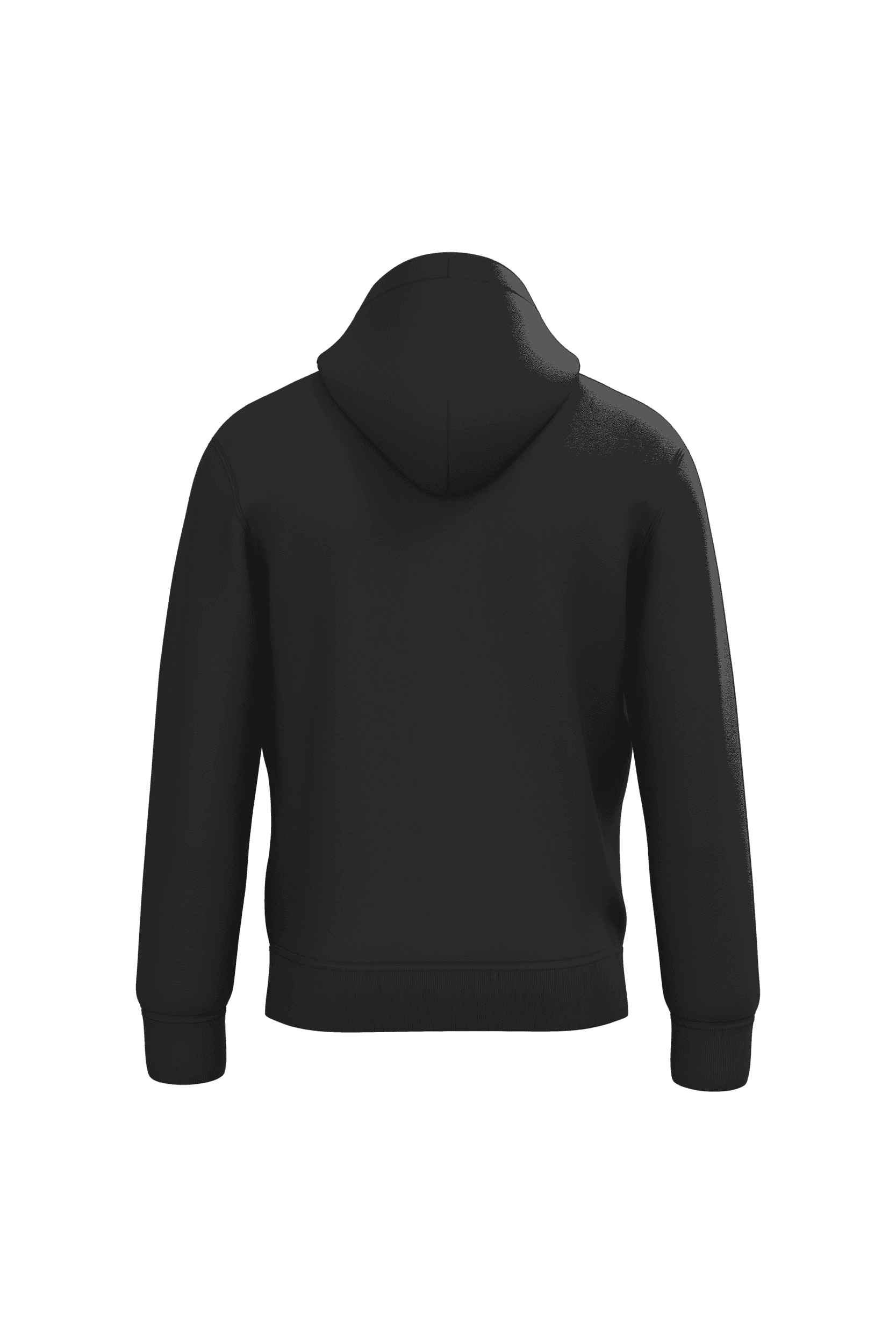 Sweat-shirt écoresponsable à capuche unisexe — coloris Black (Noir)