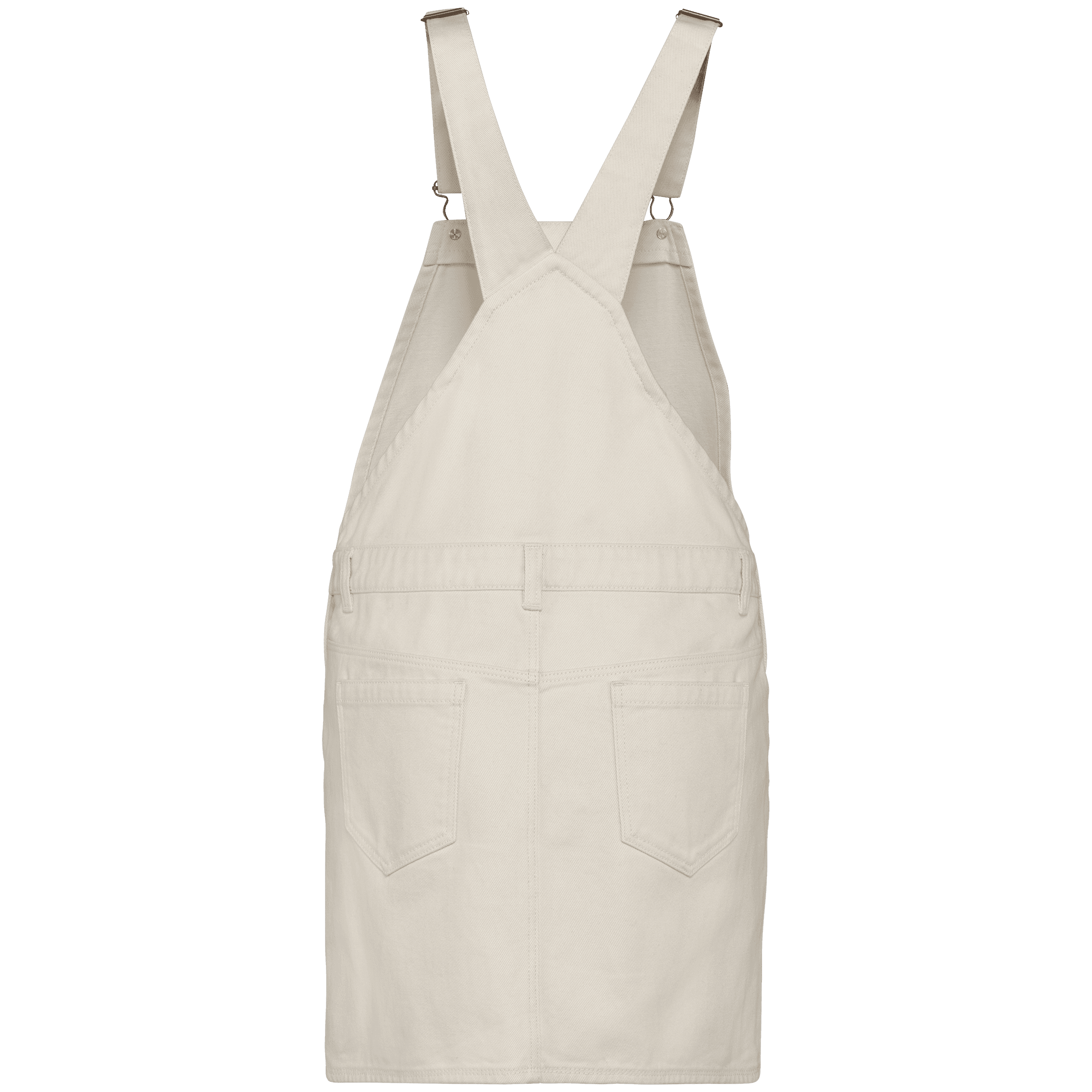 Robe salopette écoresponsable femme — coloris Ivory (Blanc)