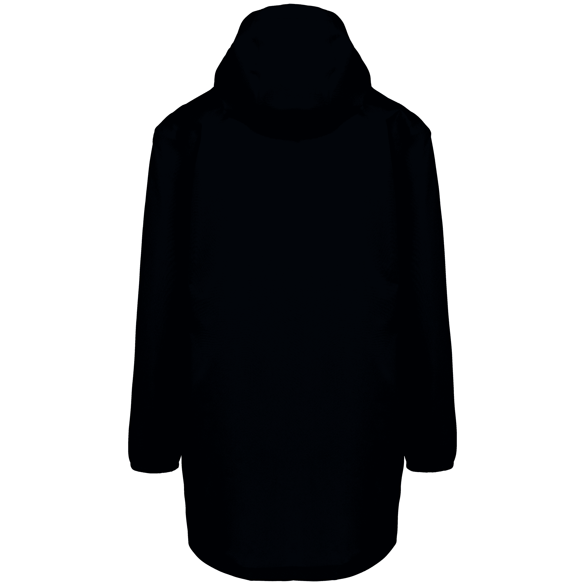 Veste écoresponsable imperméable unisexe — coloris Black (Noir)