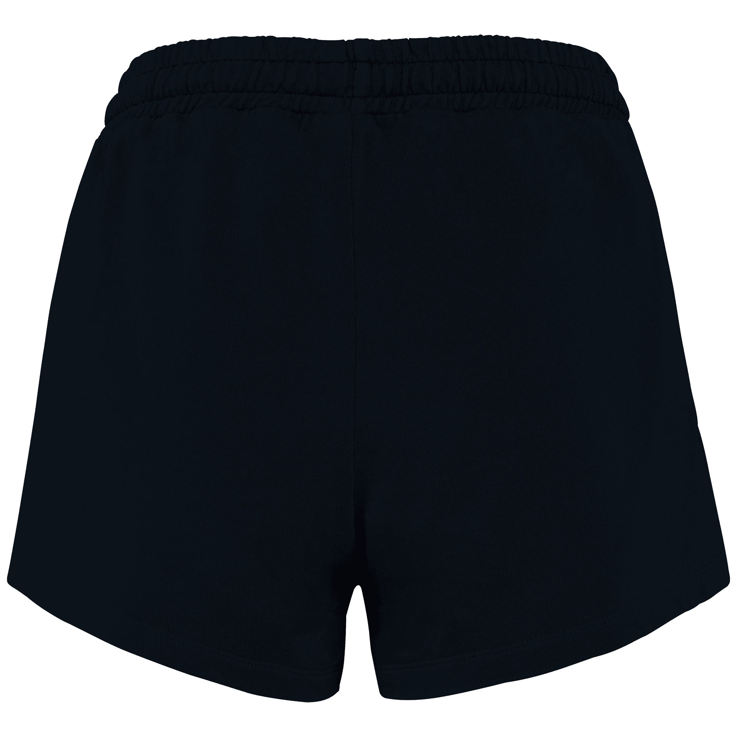 Short écoresponsable French Terry femme — coloris Washed black (Noir)