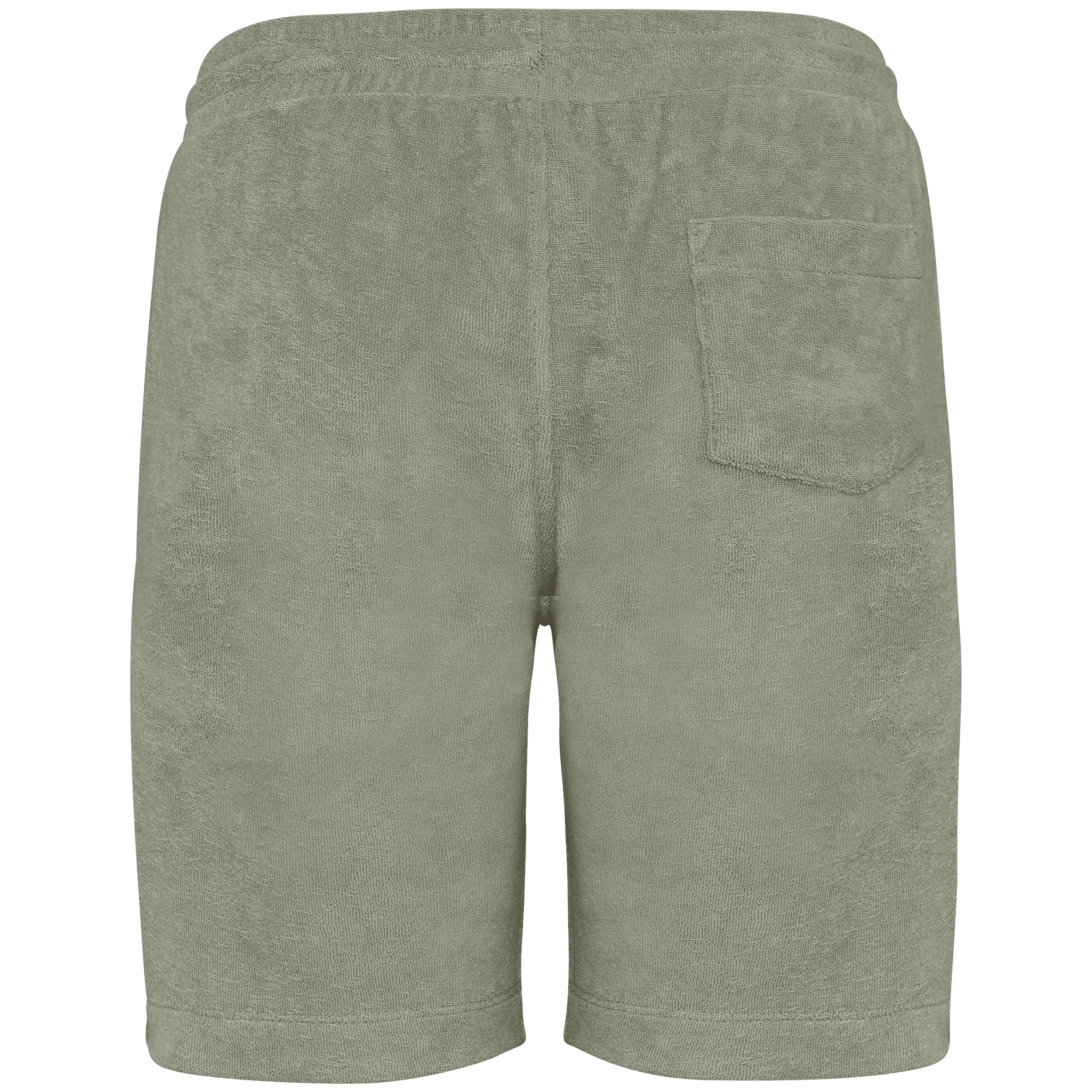 Short écoresponsable en éponge garçon — coloris Almond Green (Vert)