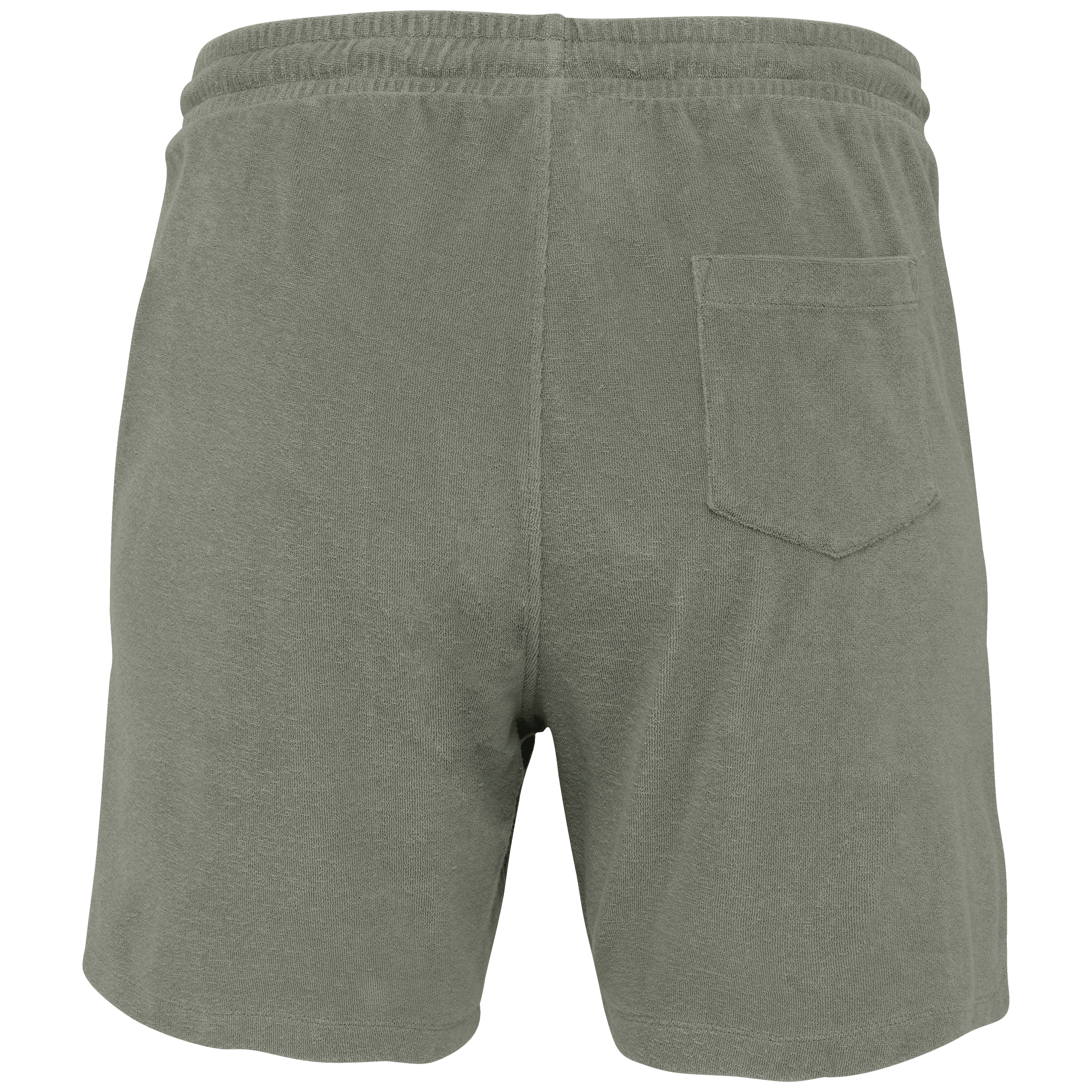 Short écoresponsable en éponge homme — coloris Almond Green (Vert)
