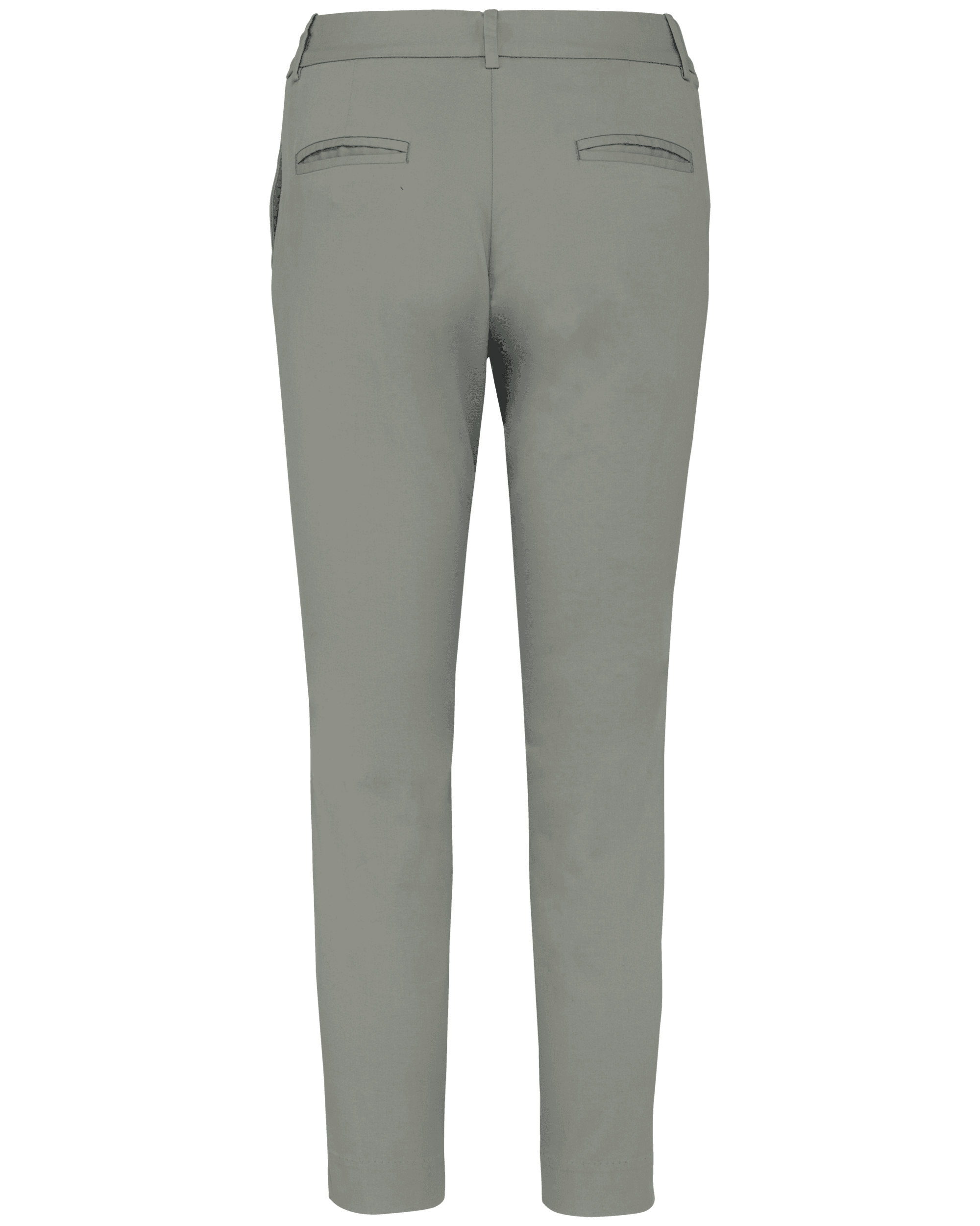 Pantalon chino 7/8 écoresponsable femme — coloris Almond Green (Vert)