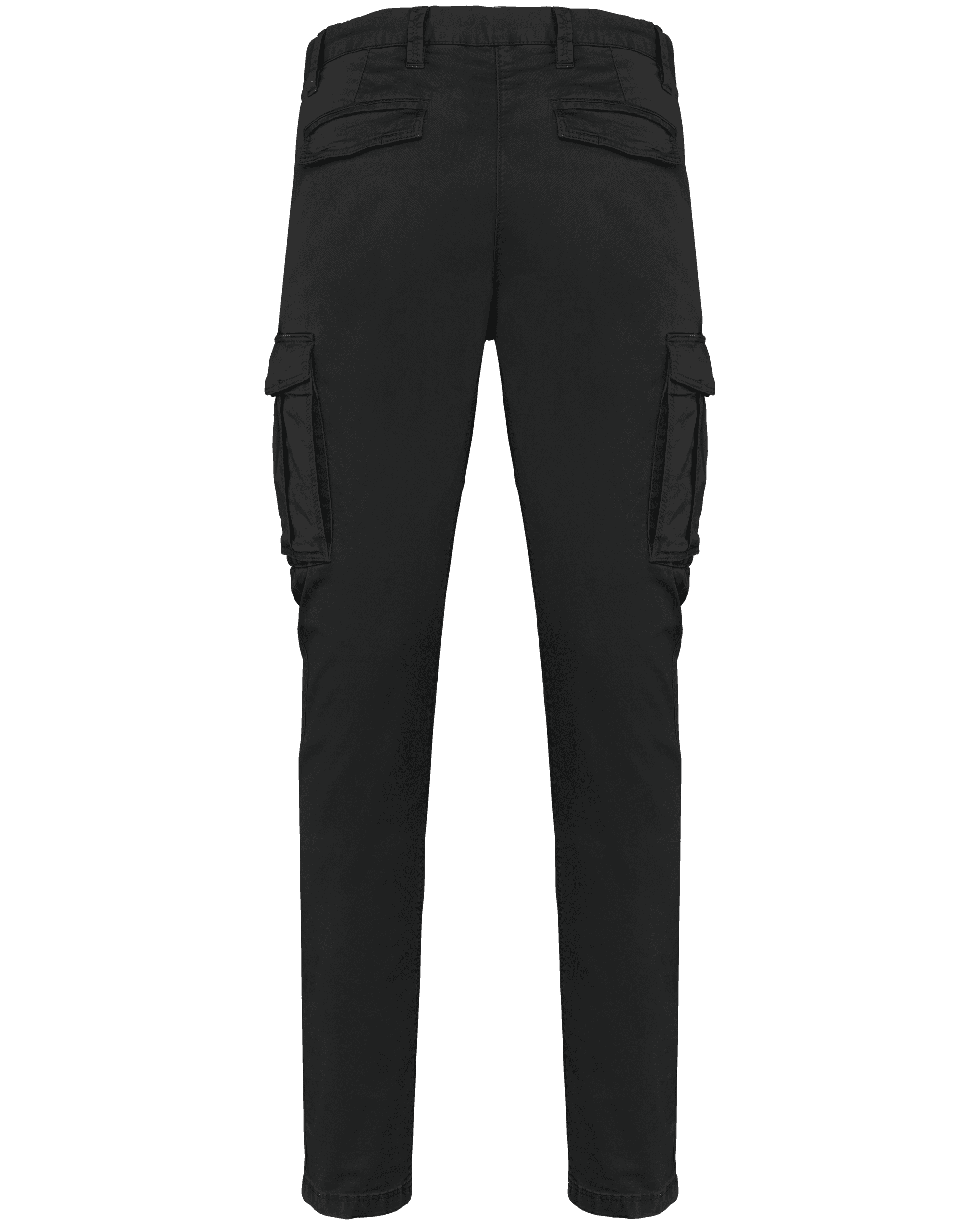 Pantalon cargo écoresponsable délavé homme — coloris Washed black (Noir)