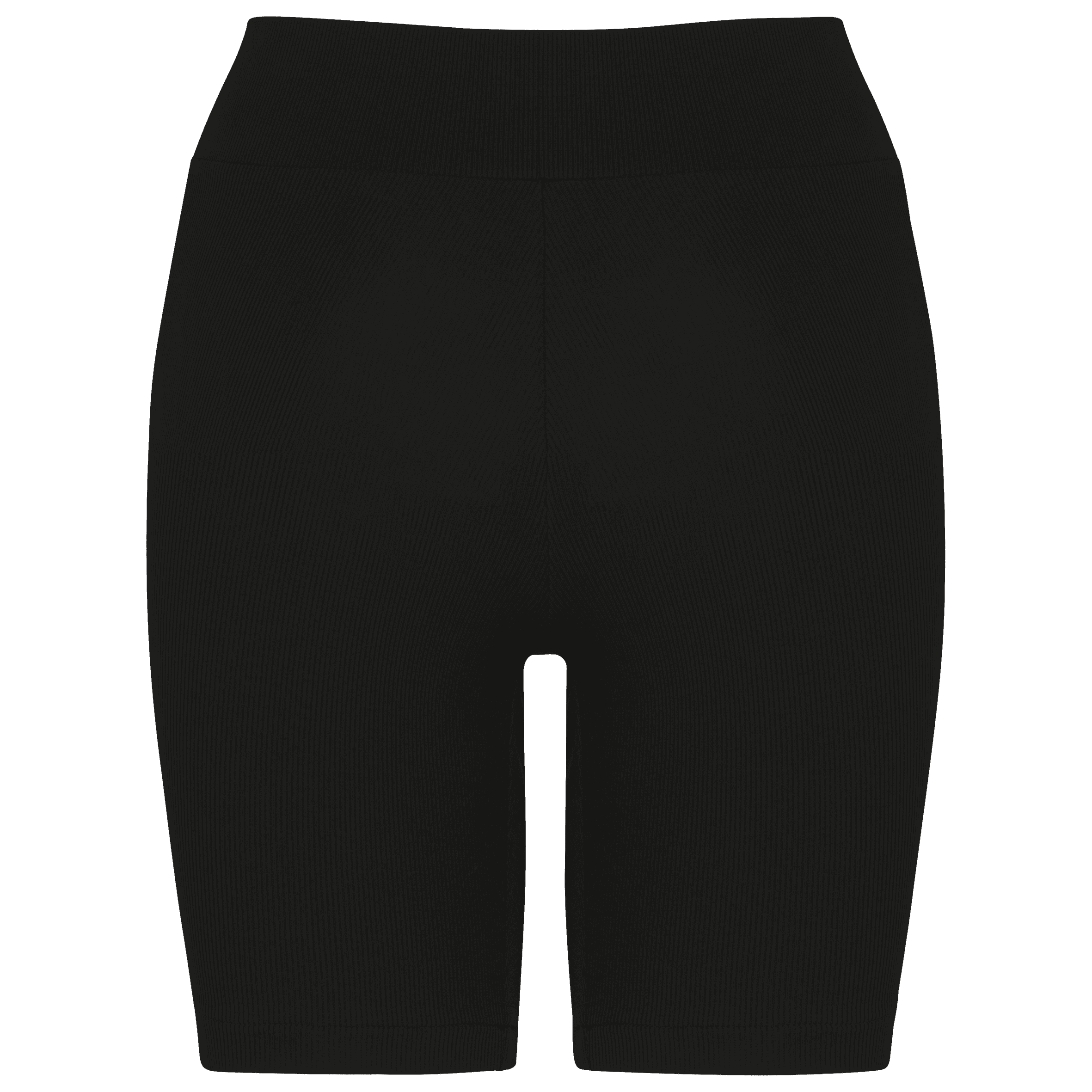 Short écoresponsable côtelé femme — coloris Black (Noir)
