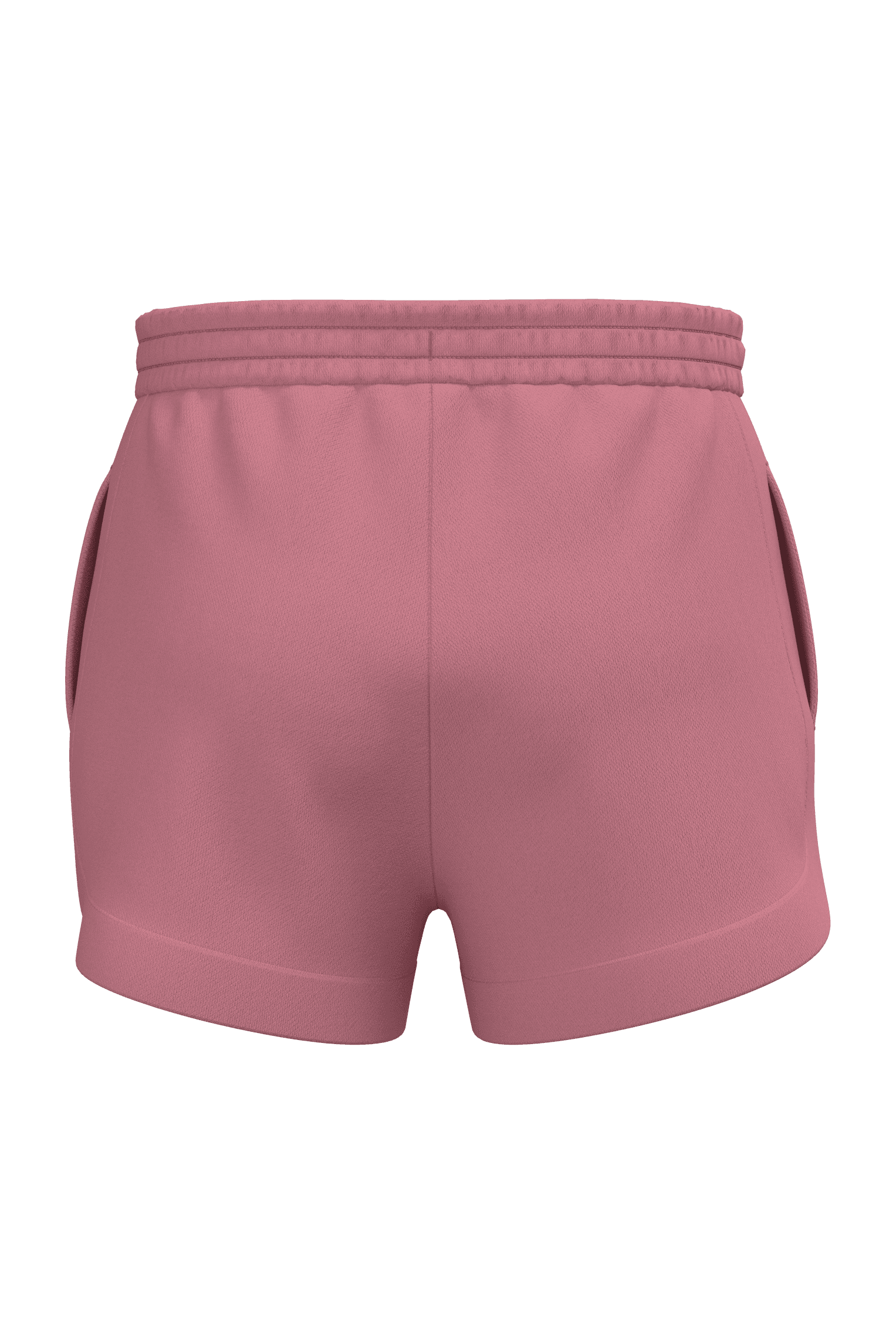 Short écoresponsable French Terry femme — coloris Antique Rose (Rose)