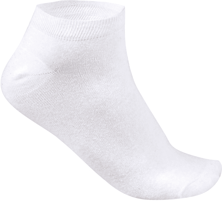 Chaussettes de sport unisexe — coloris White (Blanc)