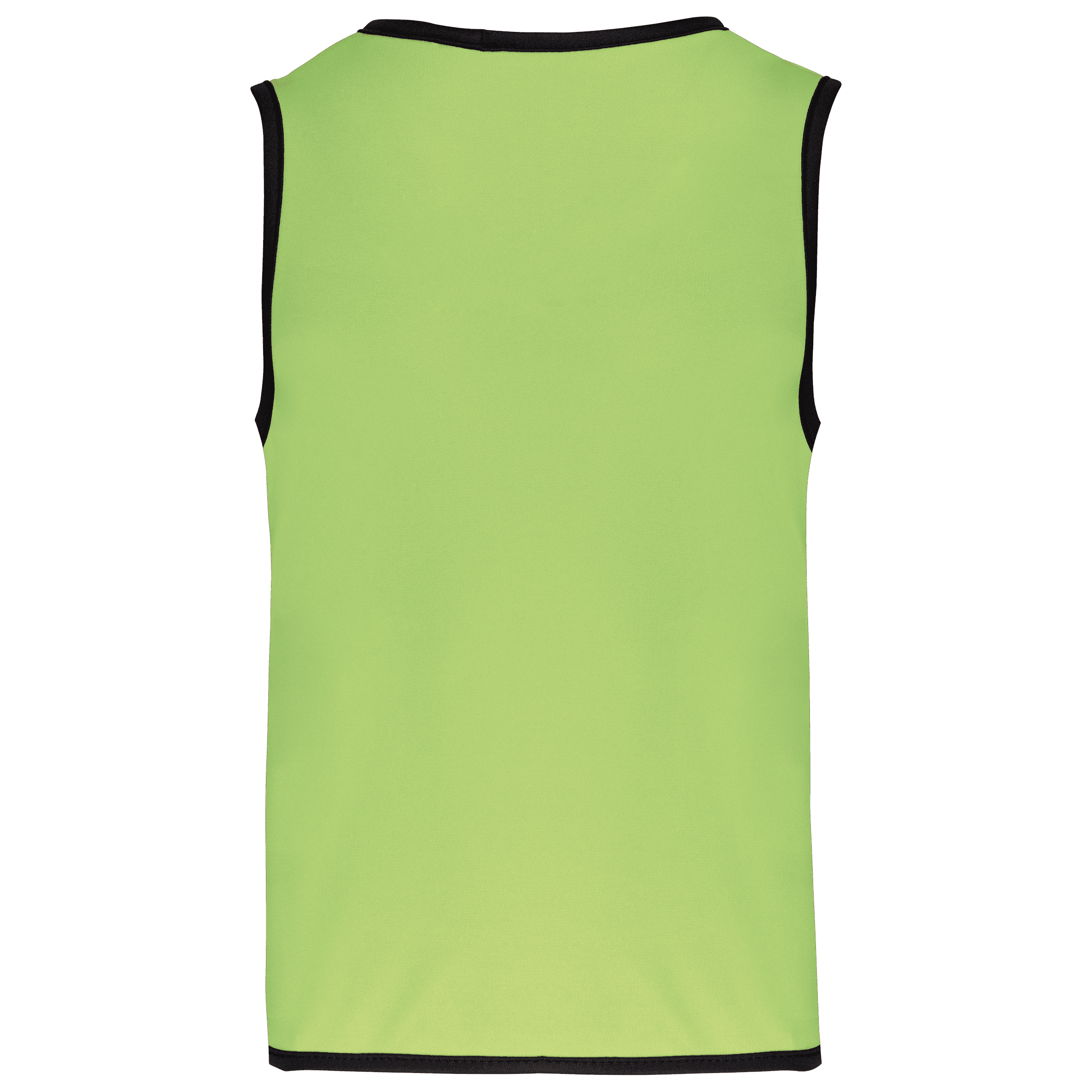 Chasuble de rugby réversible enfant — coloris Lime / Spicy Orange (Vert)