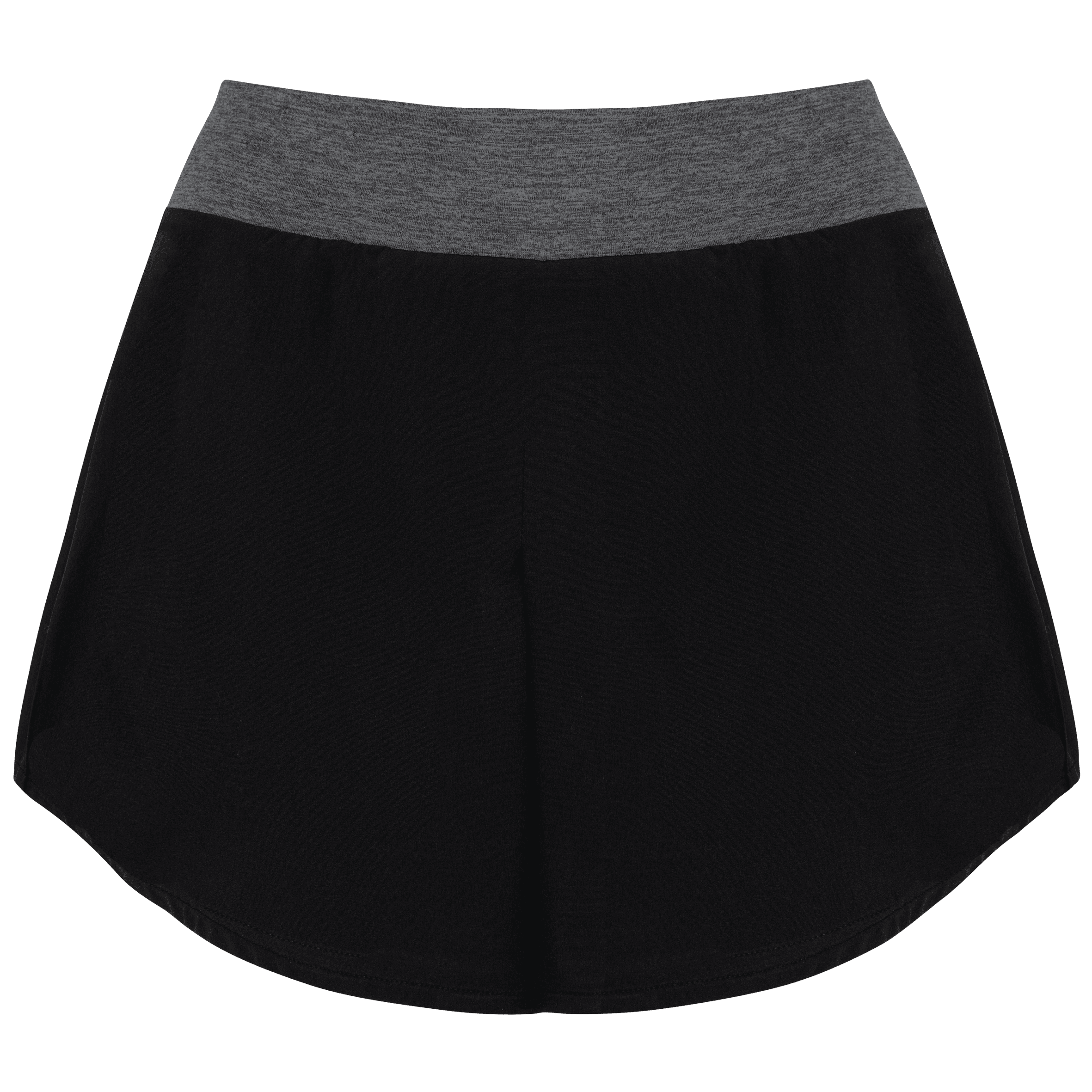 Jupe de padel avec short intégré — coloris Black / Marl Dark Grey (Noir)