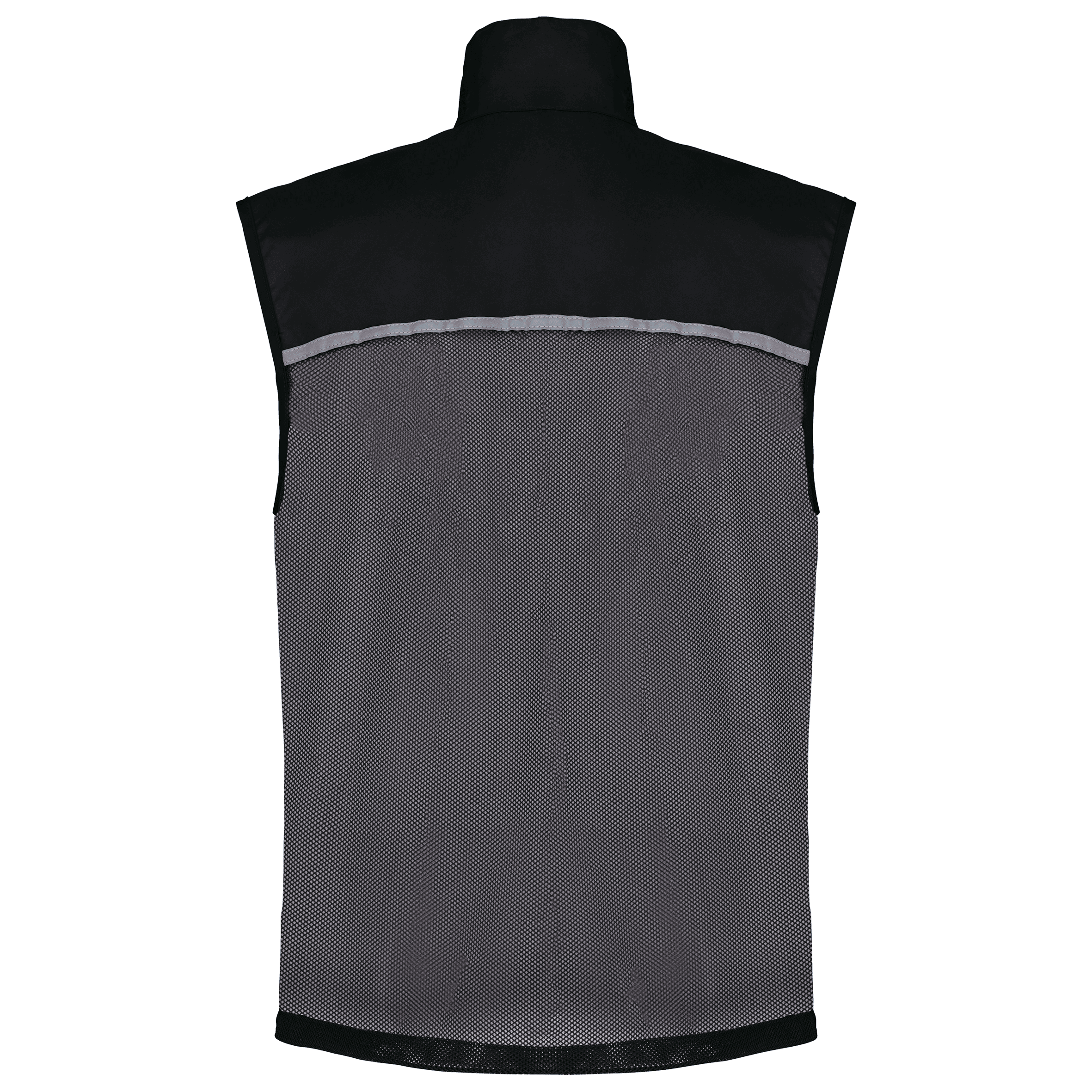 Runner - gilet d'entraînement dos filet unisexe — coloris Black (Noir)