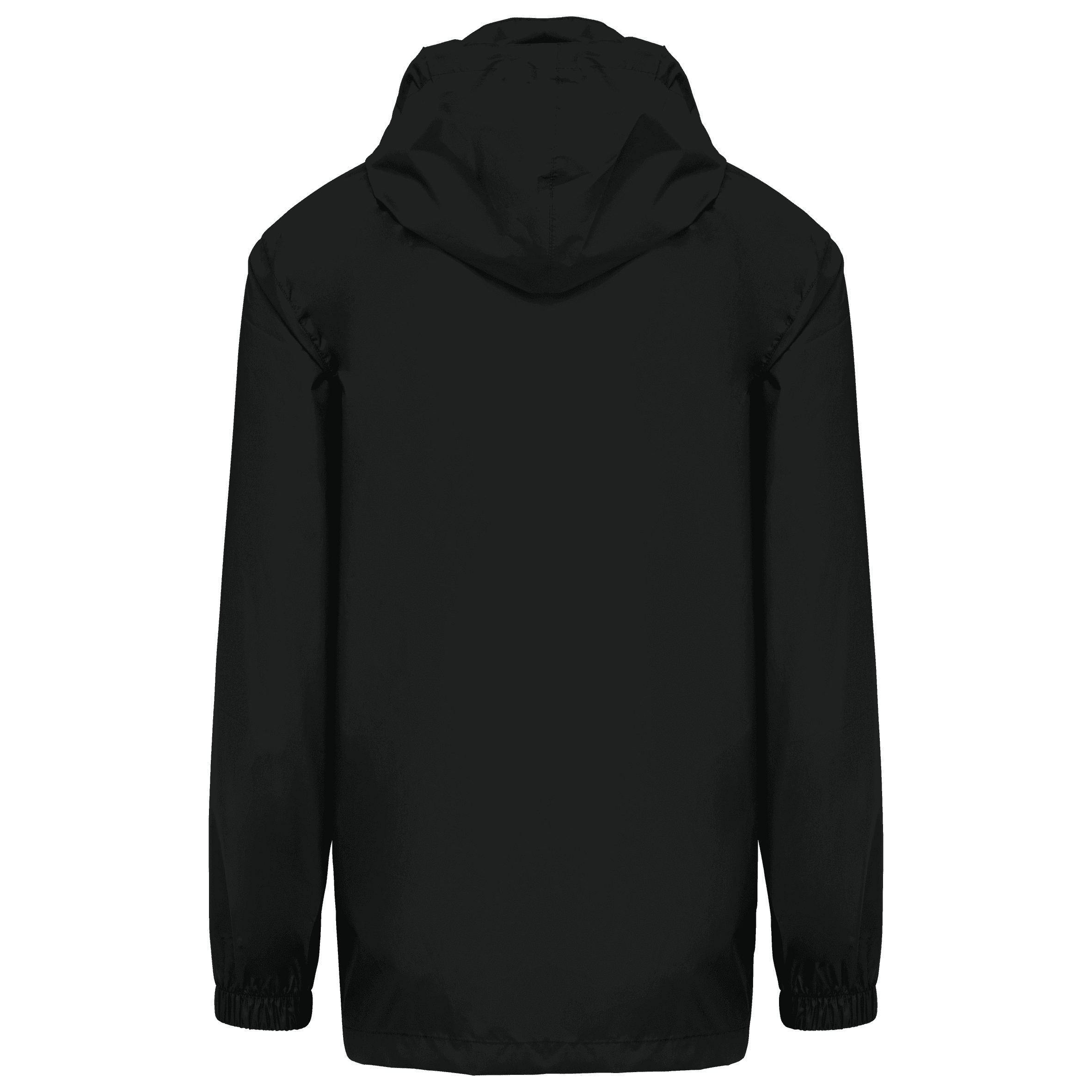 Veste de pluie unisexe — coloris Black (Noir)