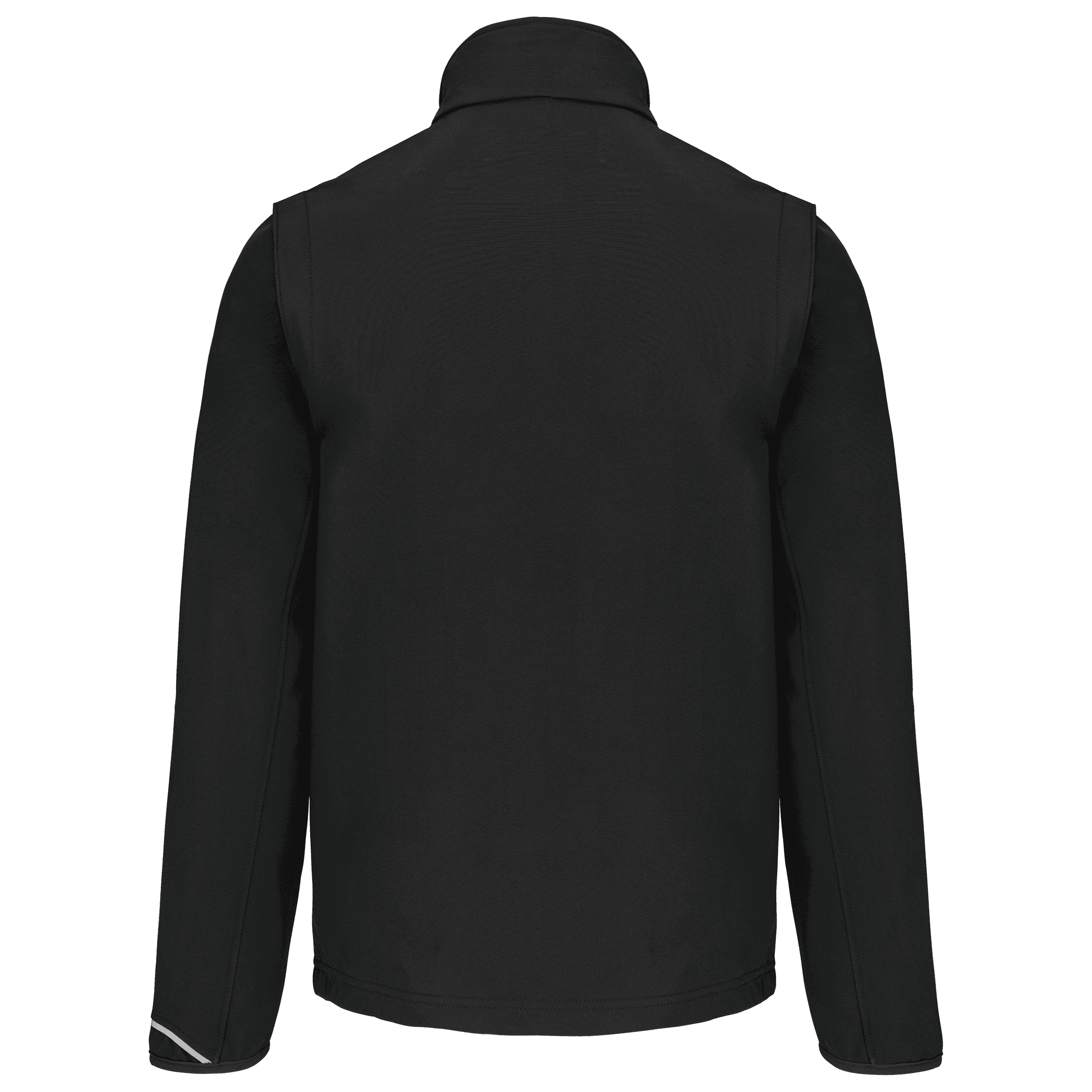 Veste softshell sport manches amovibles unisexe — coloris Black (Noir)