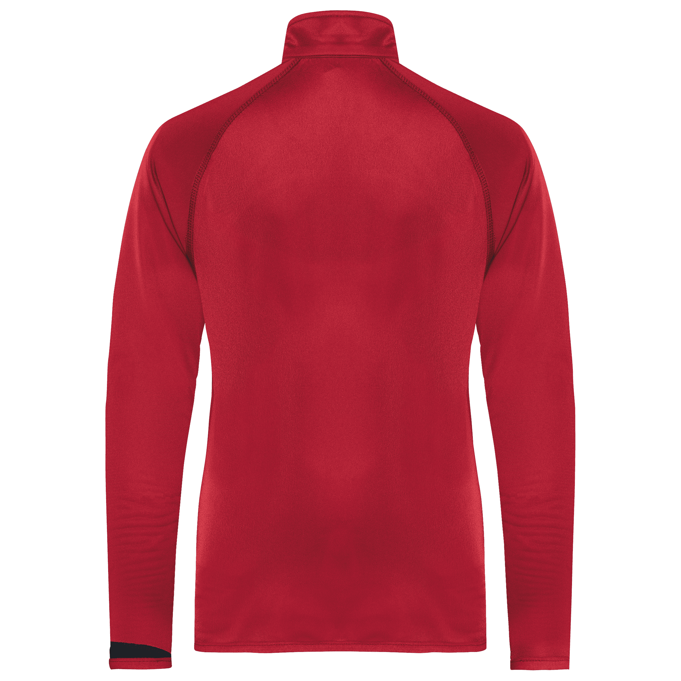 Sweat d'entraînement 1/4 enfant — coloris Sporty Red / Black / Storm Grey (Rouge)