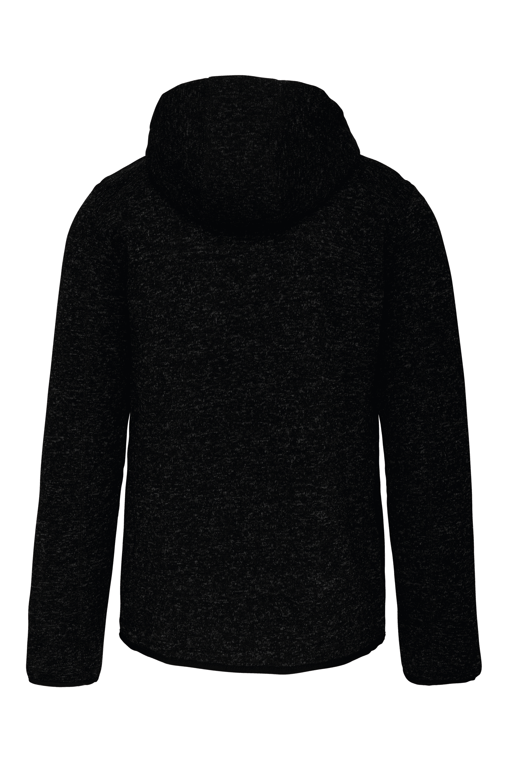 Veste à capuche chinée femme — coloris Dark Grey Melange (Gris)